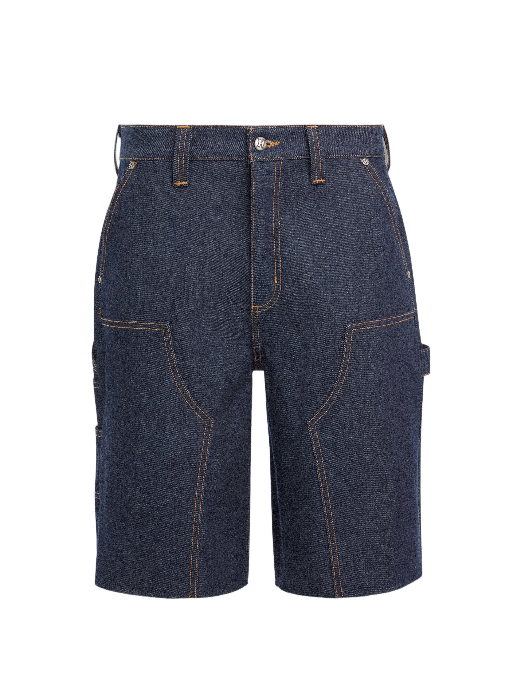 HARDSTONE Raw Denim Carpenter Shorts - Image 12