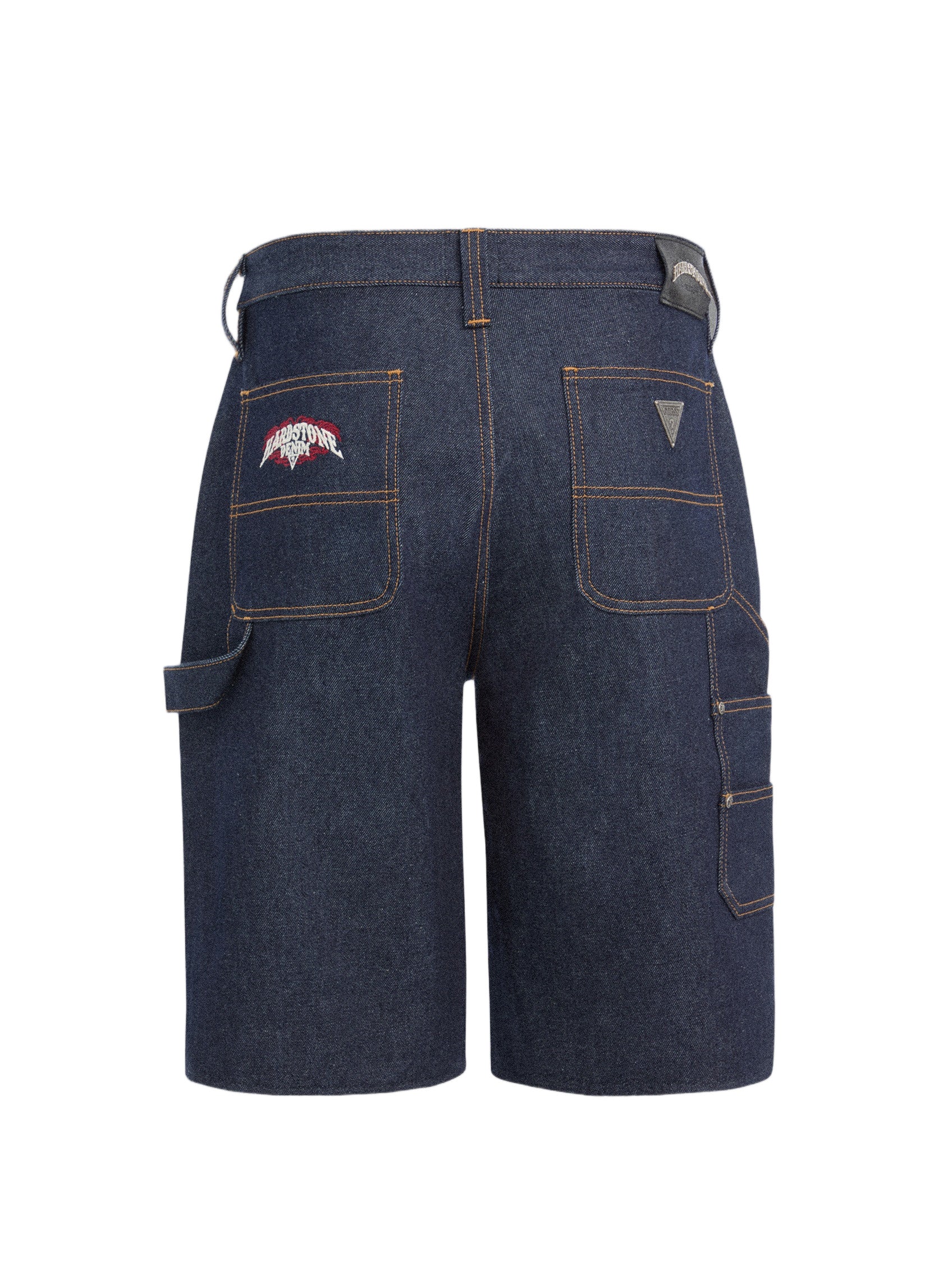 HARDSTONE Raw Denim Carpenter Shorts - Image 13