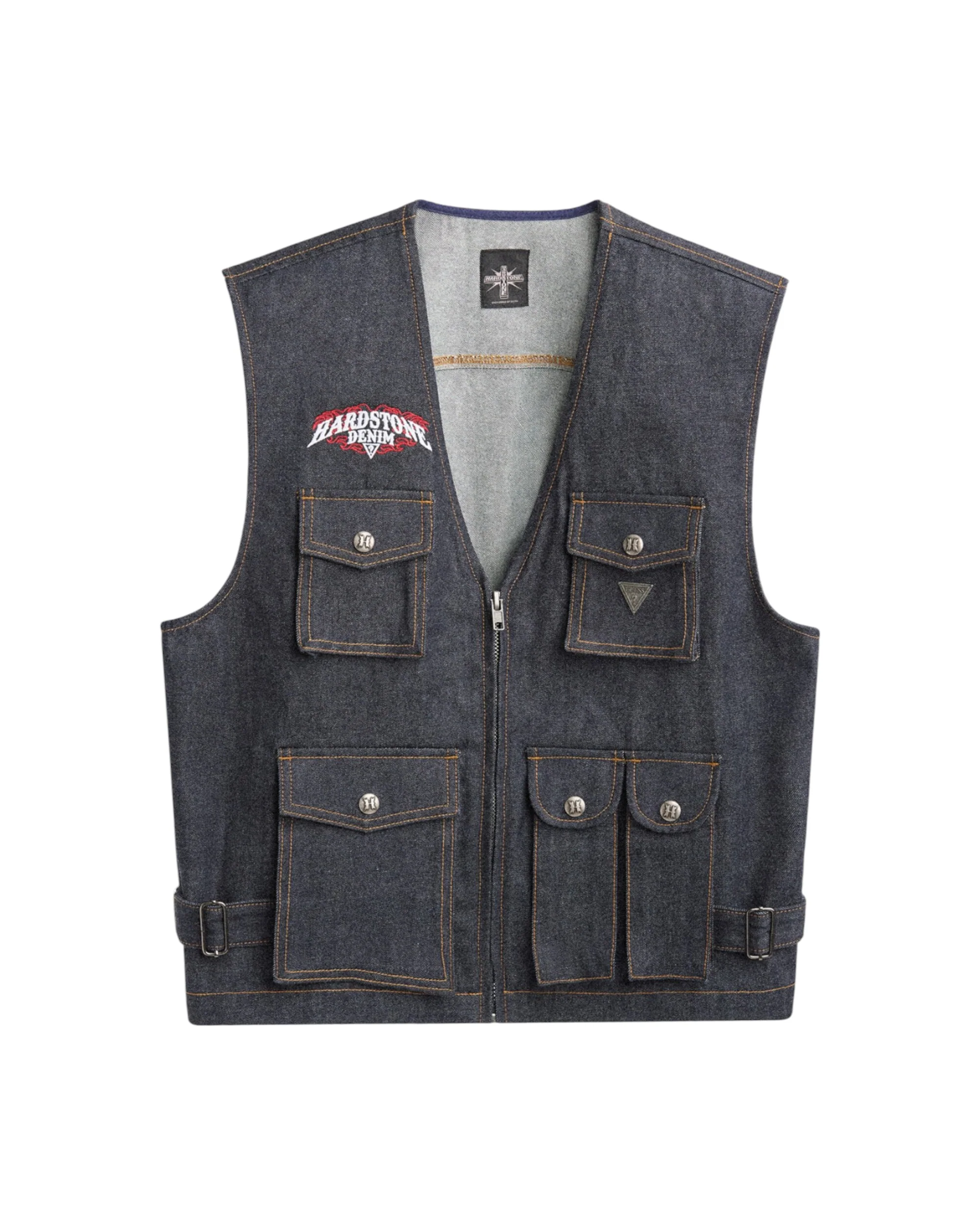 HARDSTONE Raw Denim Vest