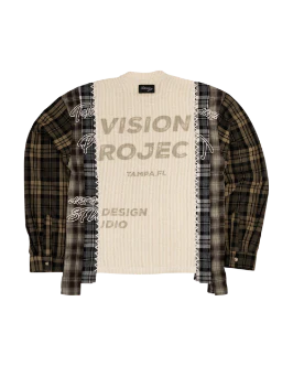 "Harvest Patchwork" Knitted Flannel - Image 10