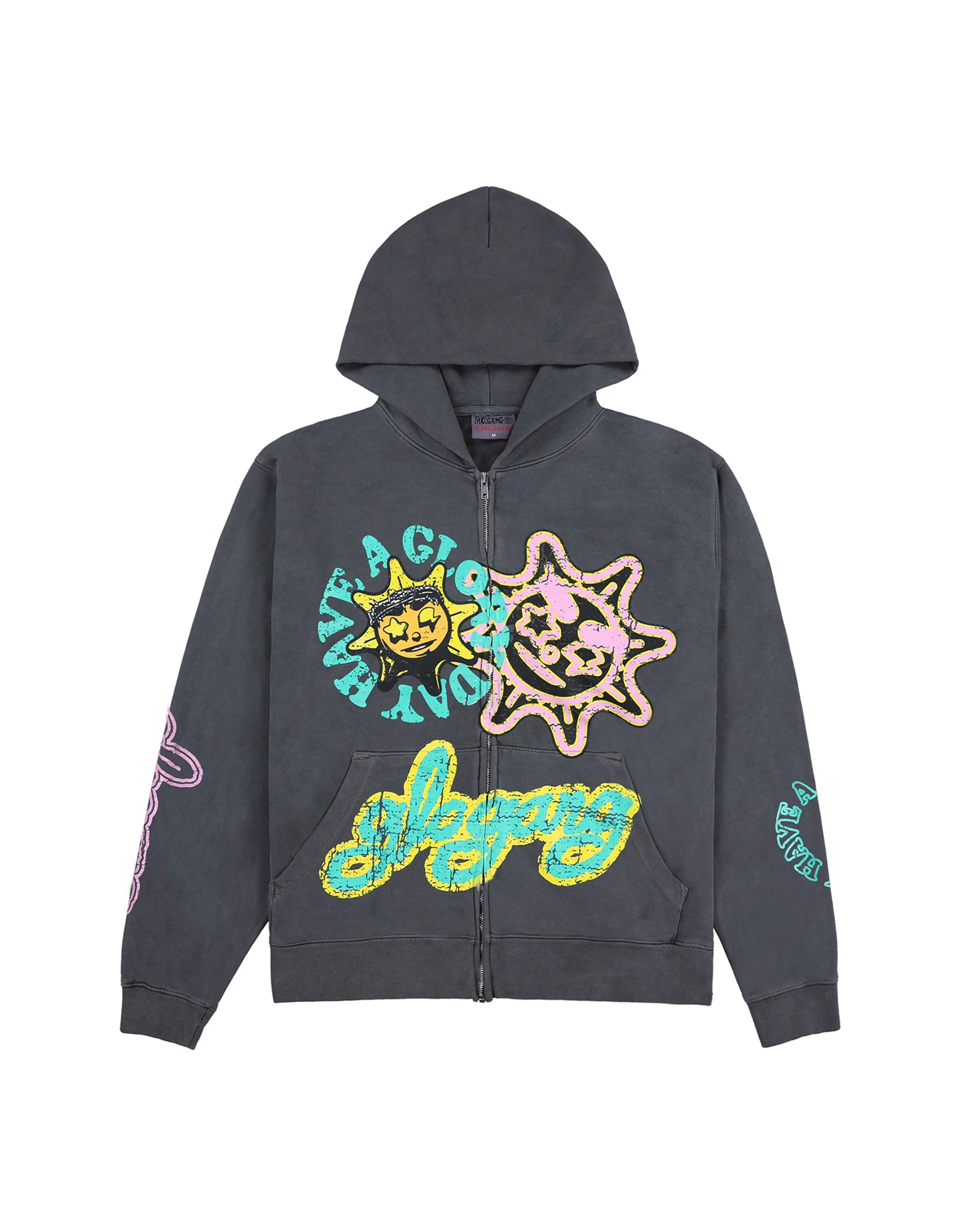 Have A Glory Day Zip Up Hoodie (Black)