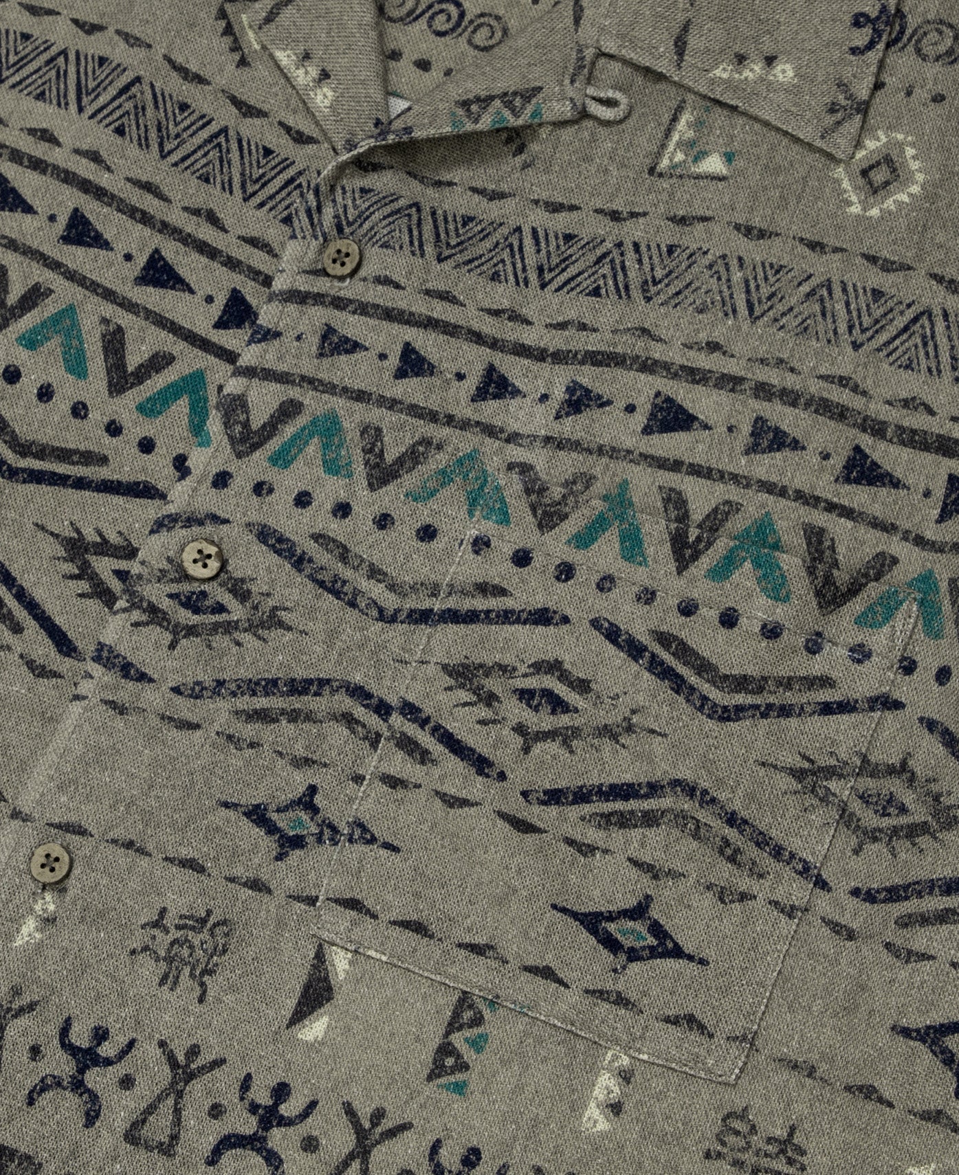 Hawaiian Tribal Shirt (Beige) - Image 12