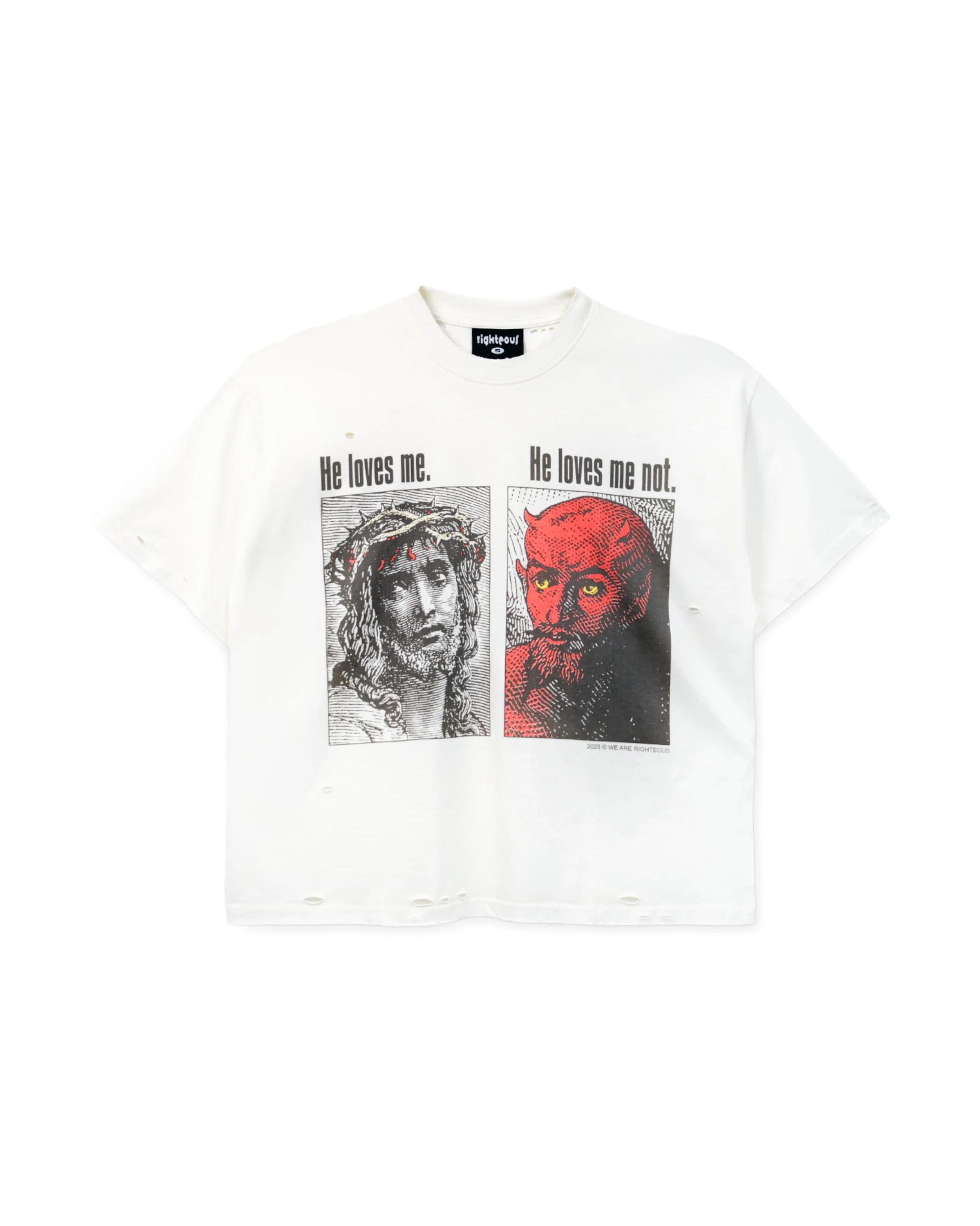 "He Loves Me" Vintage Tee