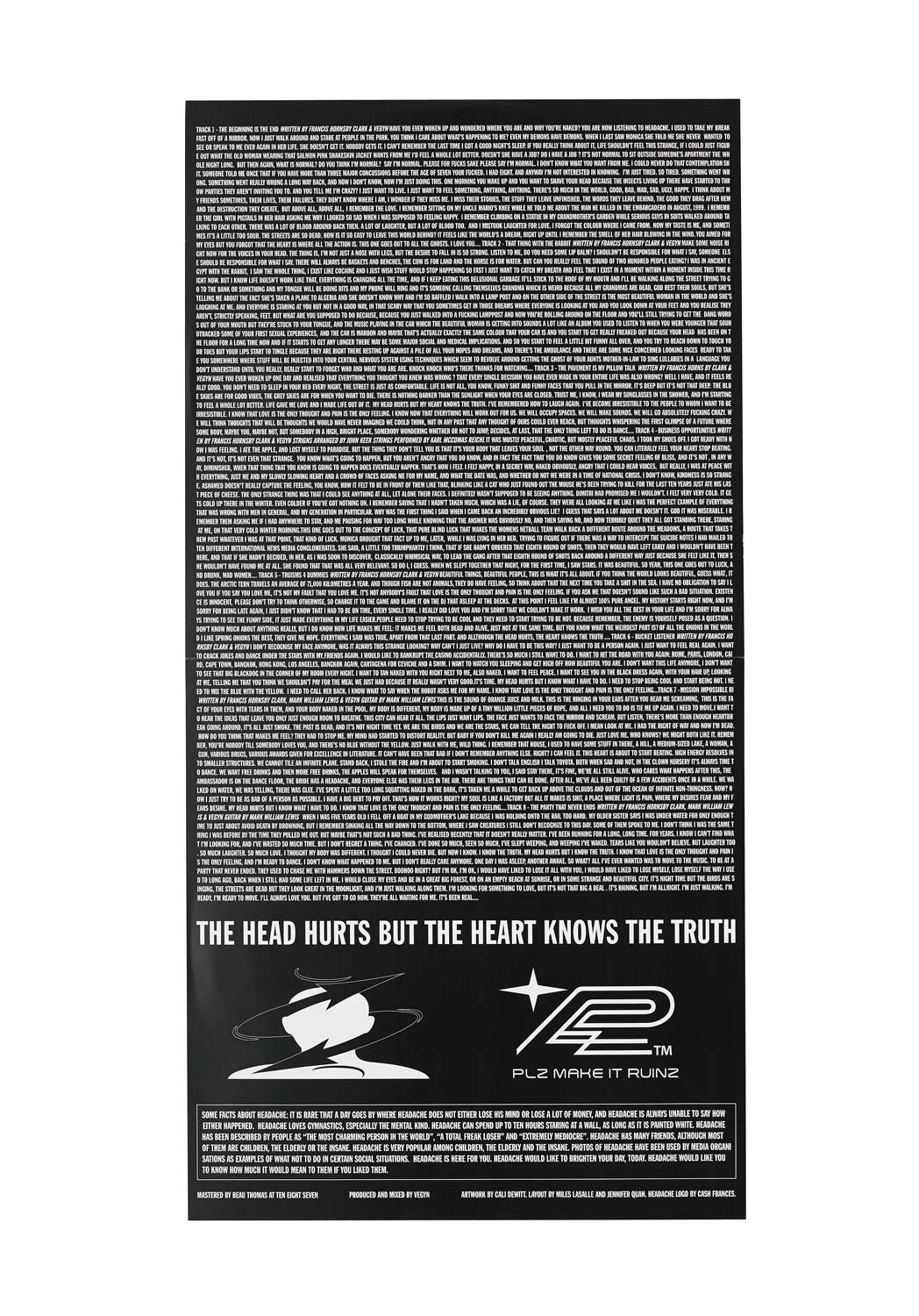 Headache - The Head Hurts but the Heart Knows the Truth 12 Vinyl - Image 7