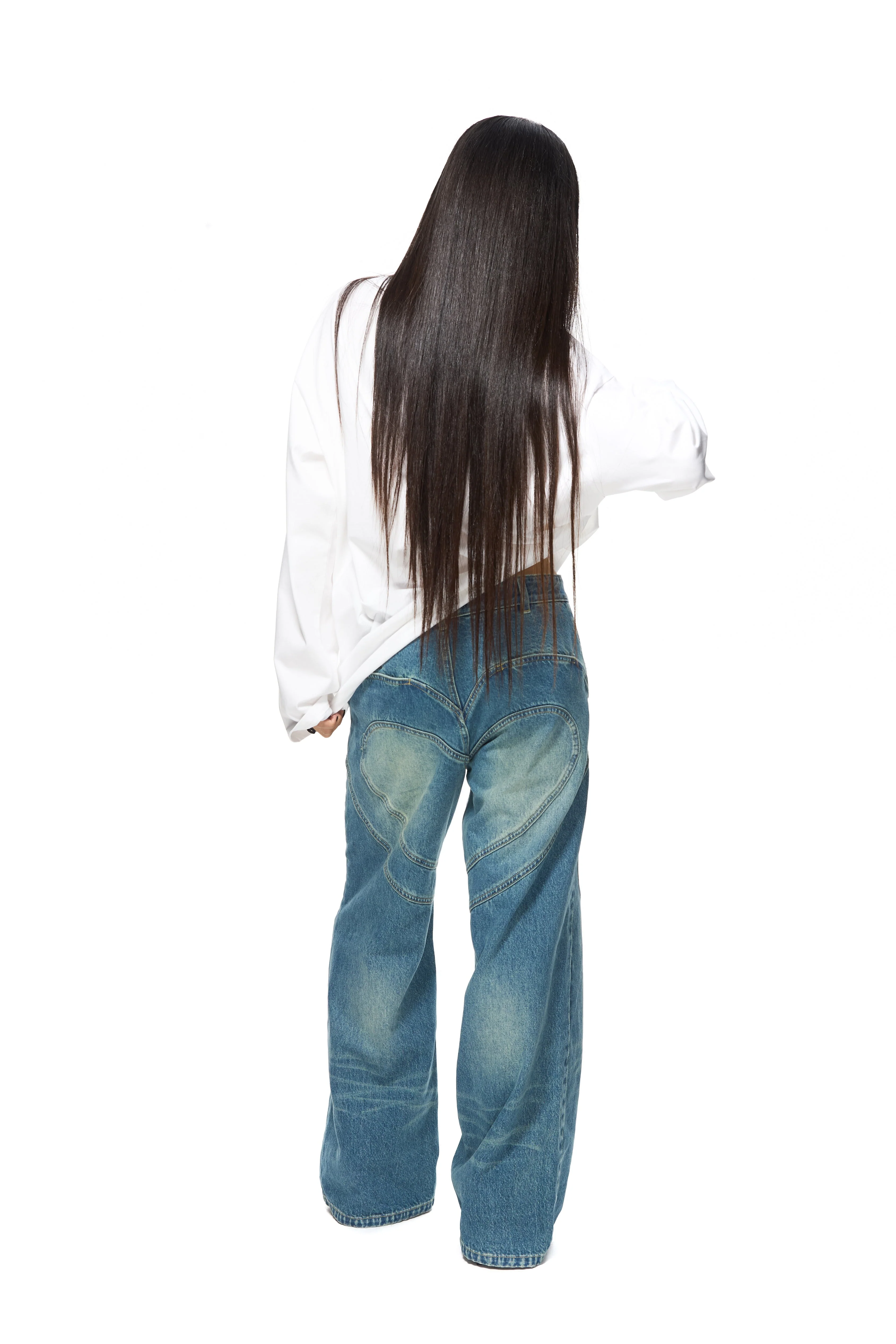 Heart Patchwork Jeans - Image 20