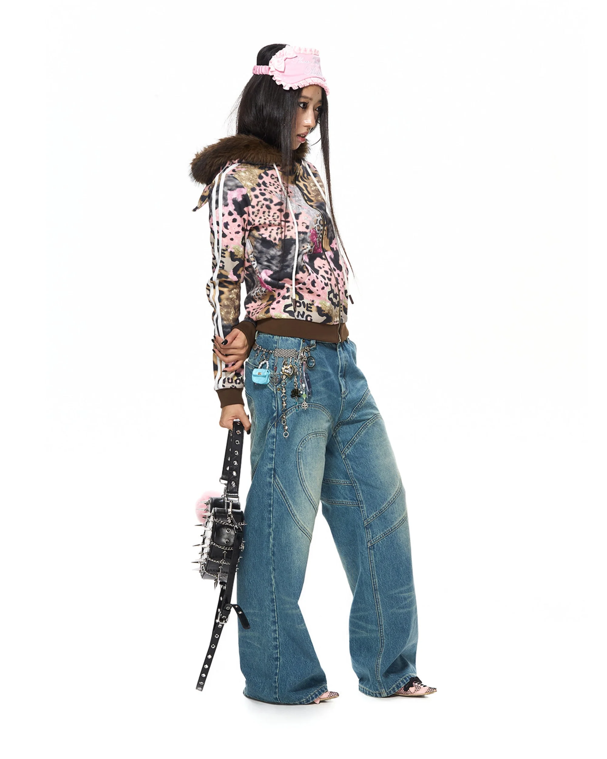 Heart Patchwork Jeans - Image 5