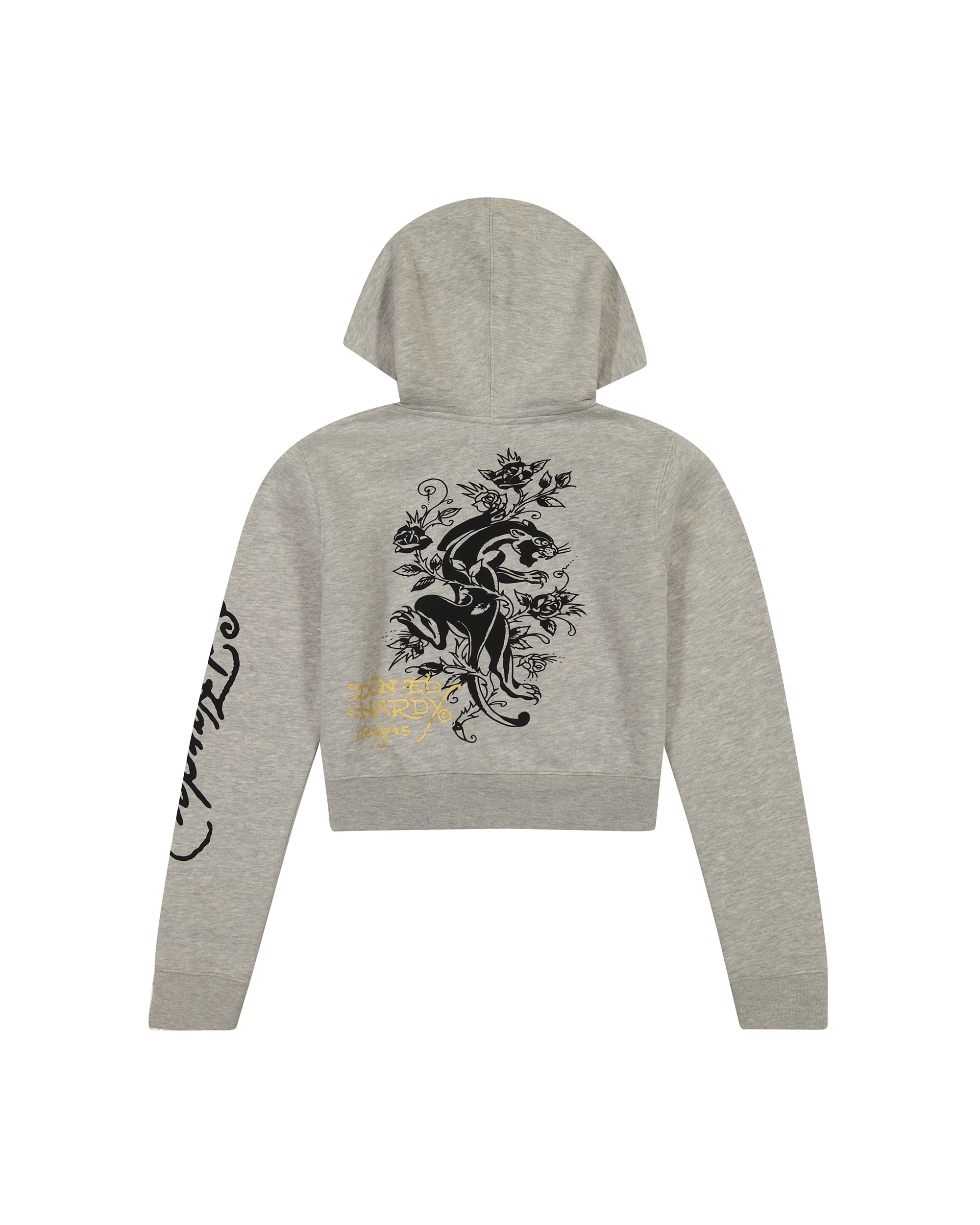 Heart Roses Zip Hoodie - Image 2