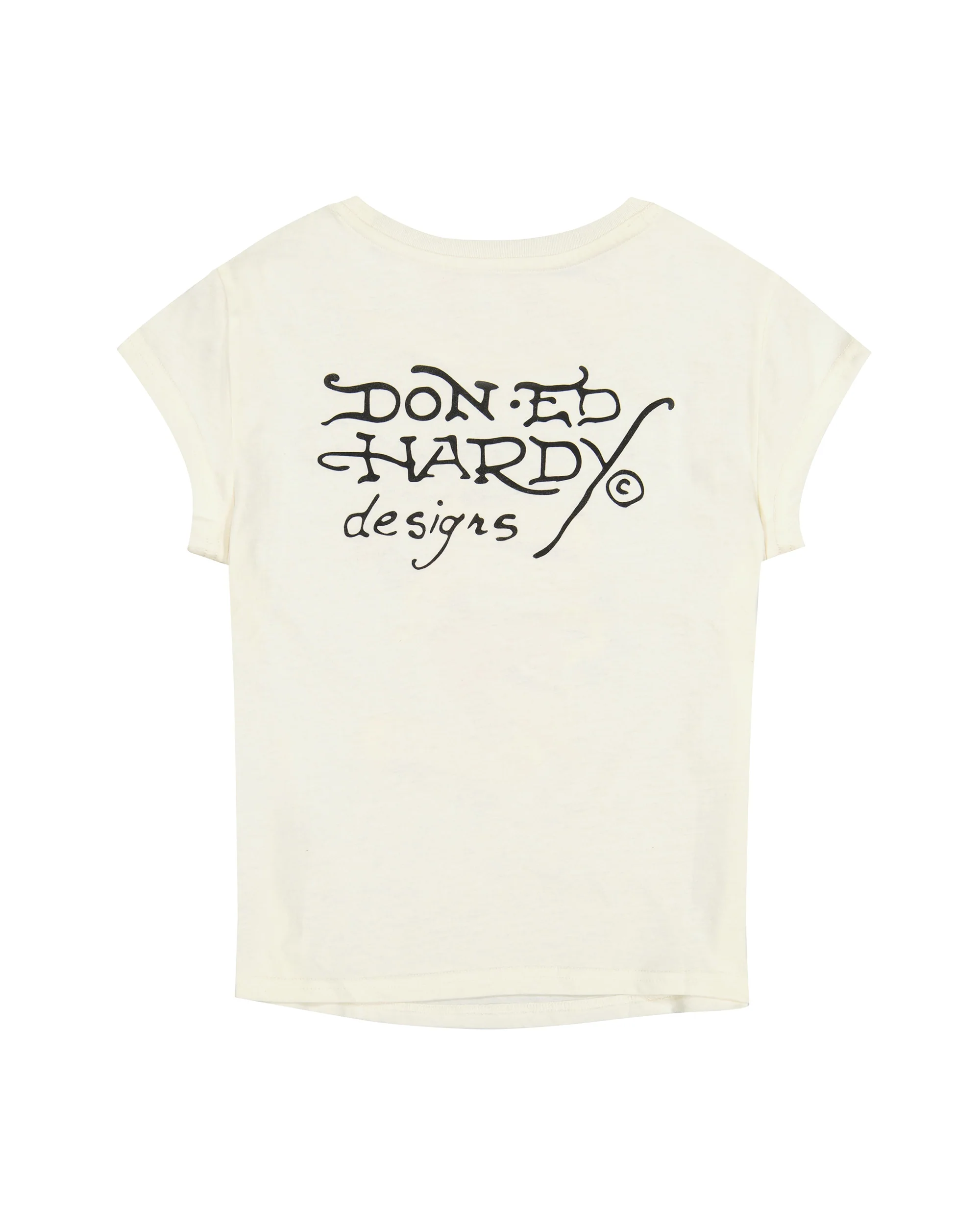 Heart Sword Rhinestone Cap Sleeve Tee - Image 2