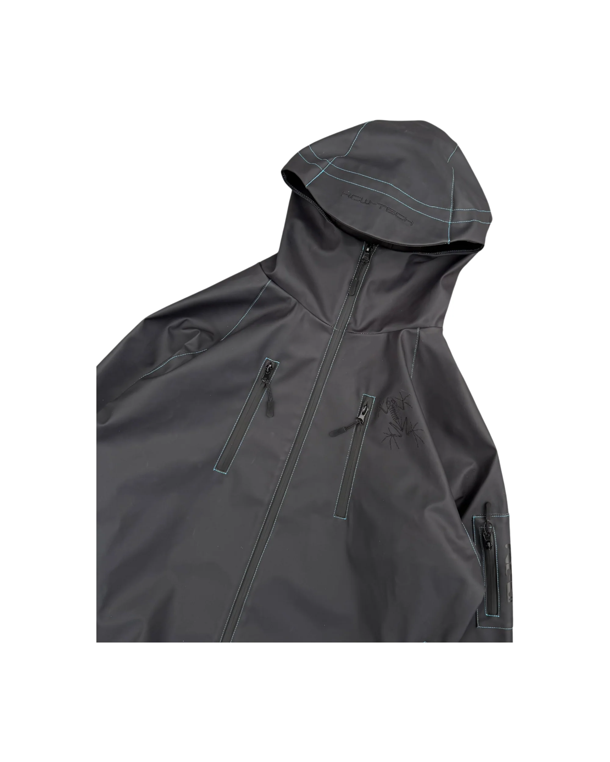 HEAT REACTIVE SKI JACKET (BLACK/BLUE) - Image 11
