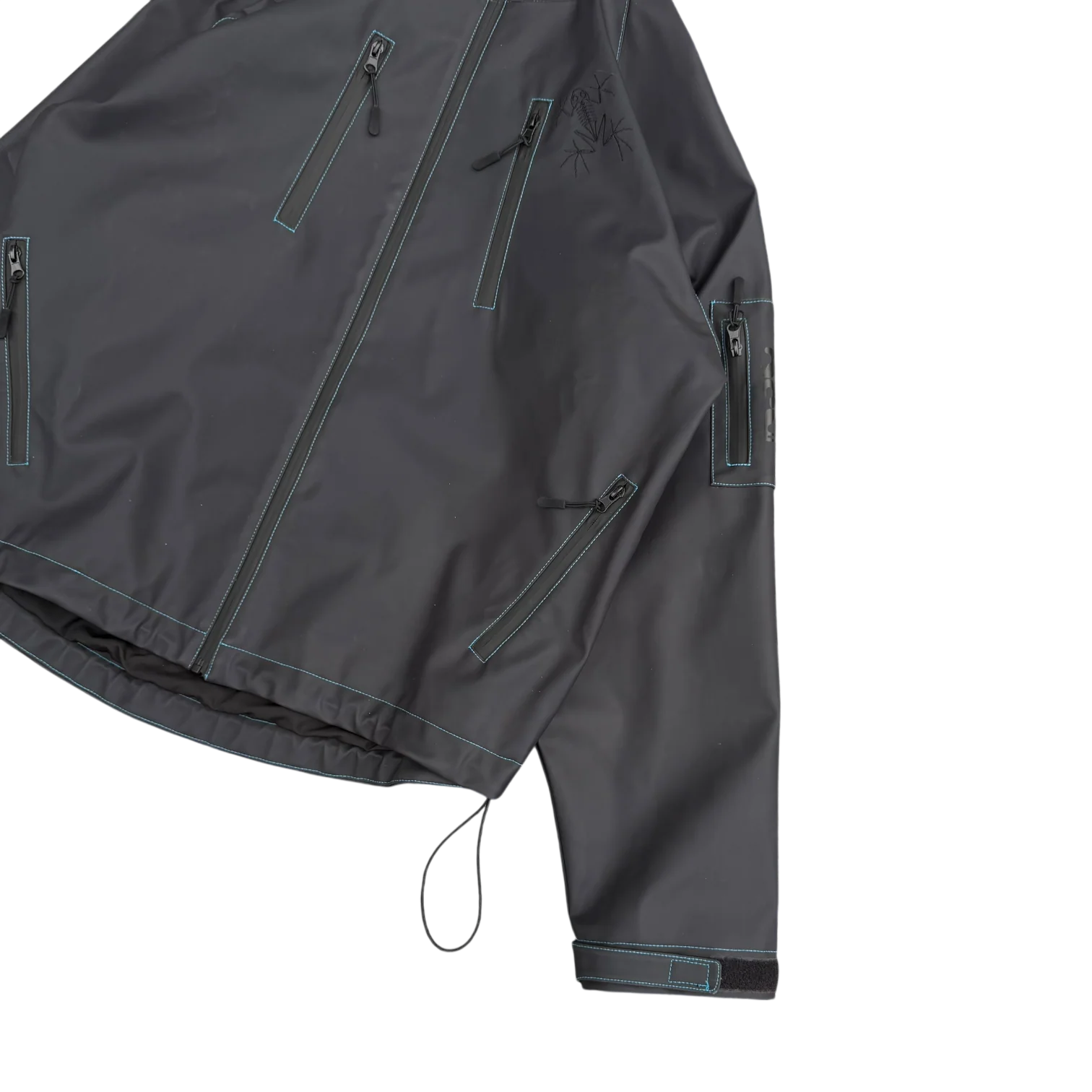 HEAT REACTIVE SKI JACKET (BLACK/BLUE) - Image 18