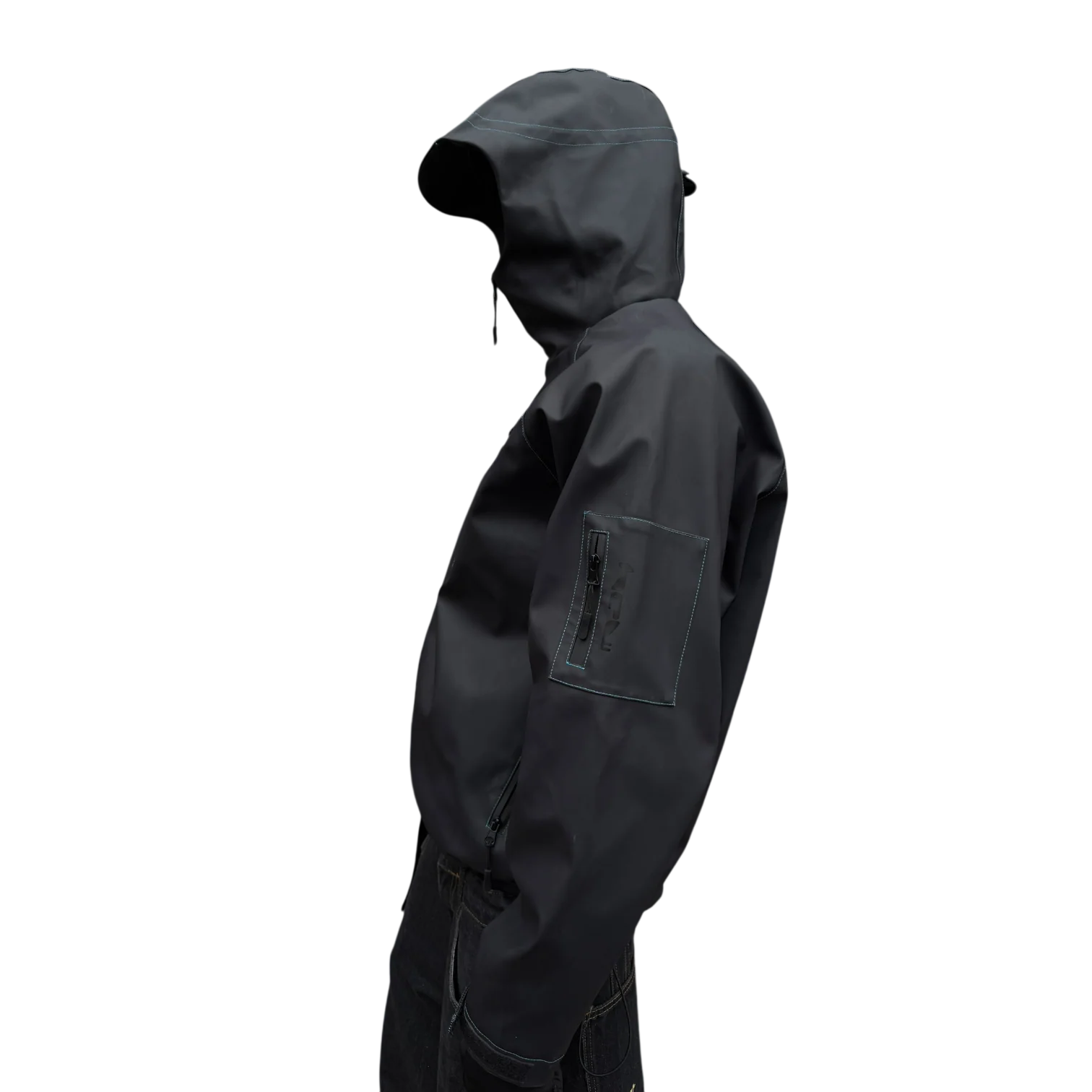 HEAT REACTIVE SKI JACKET (BLACK/BLUE) - Image 21