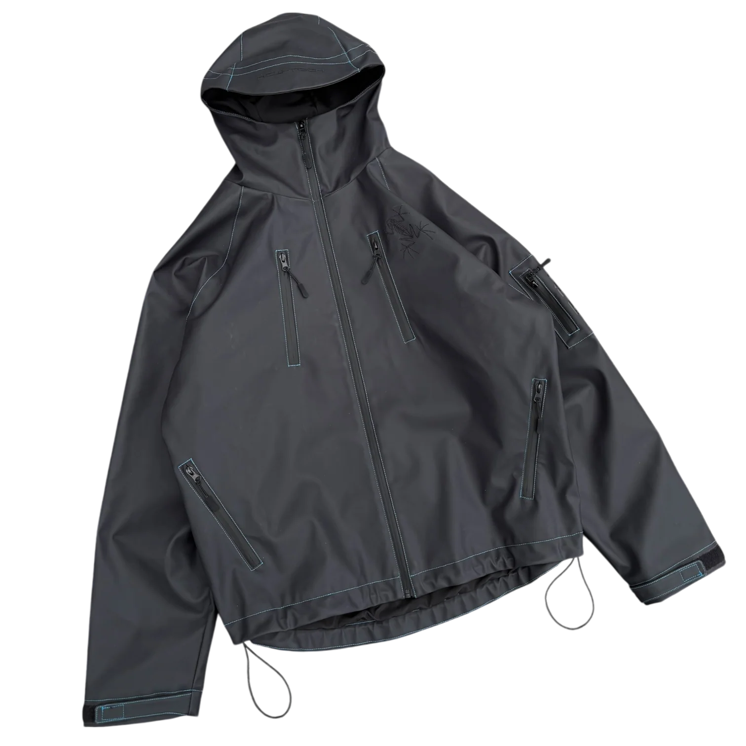 HEAT REACTIVE SKI JACKET (BLACK/BLUE) - Image 22