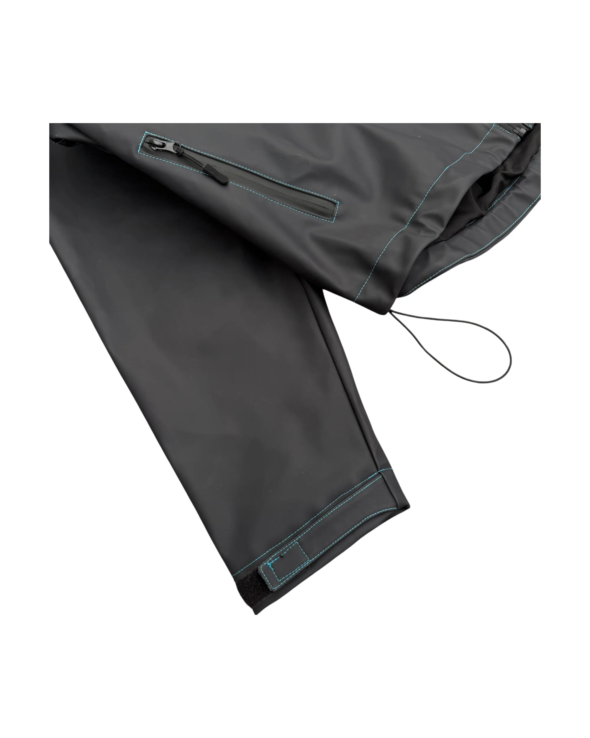 HEAT REACTIVE SKI JACKET (BLACK/BLUE) - Image 9