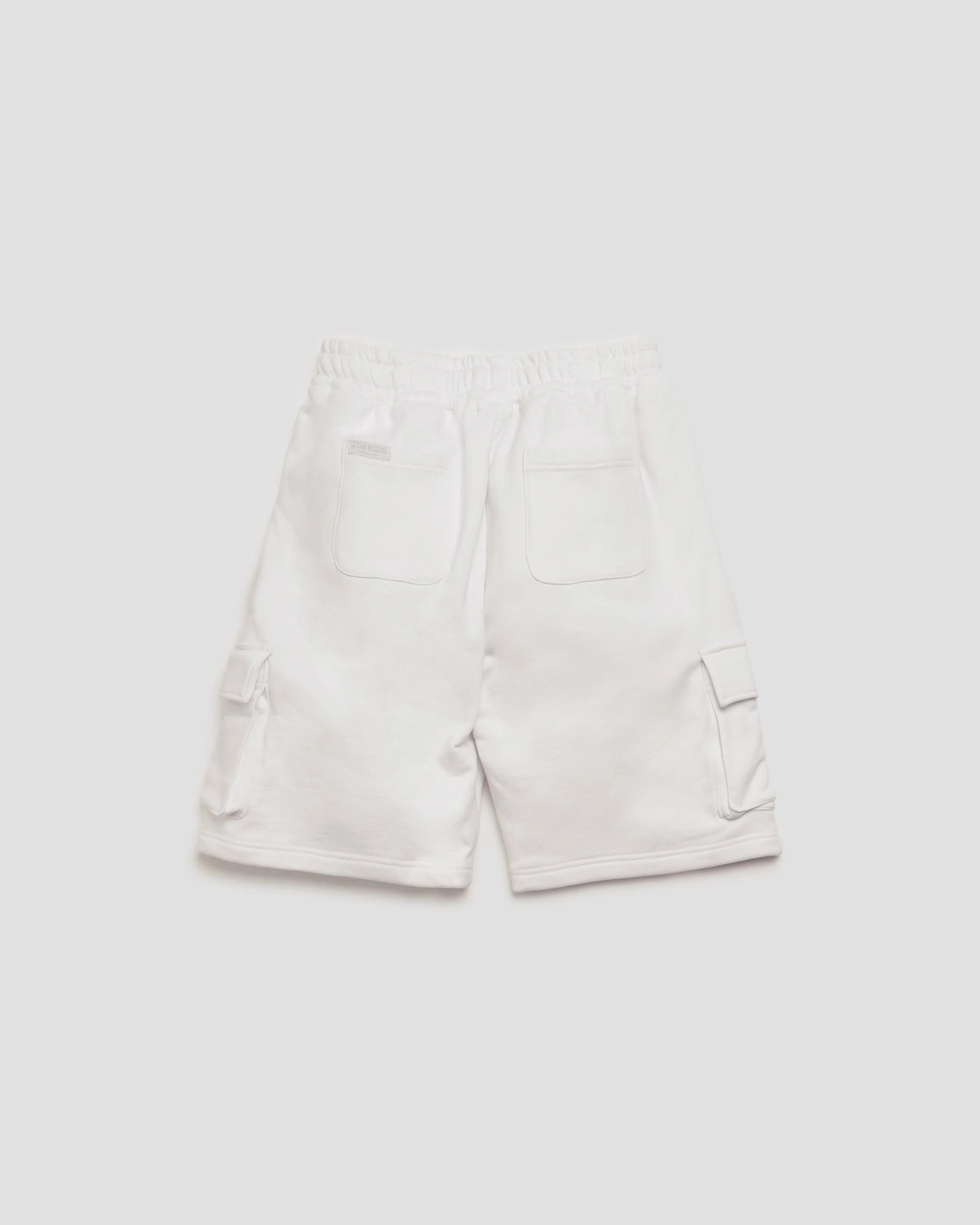 HEAVENLY WHITE CARGO SHORTS - Image 7