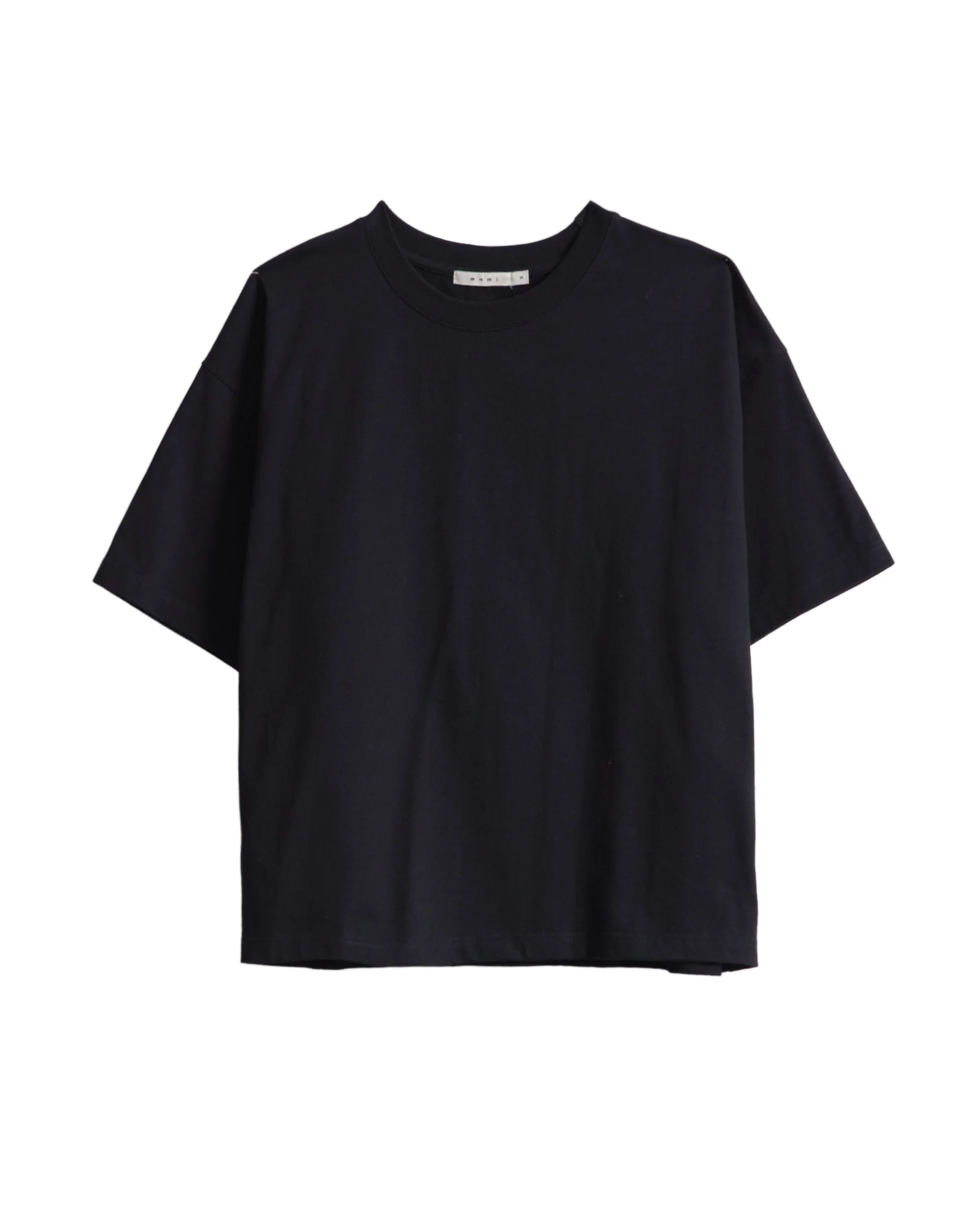 Heavy Basic Boxy Tee - Black