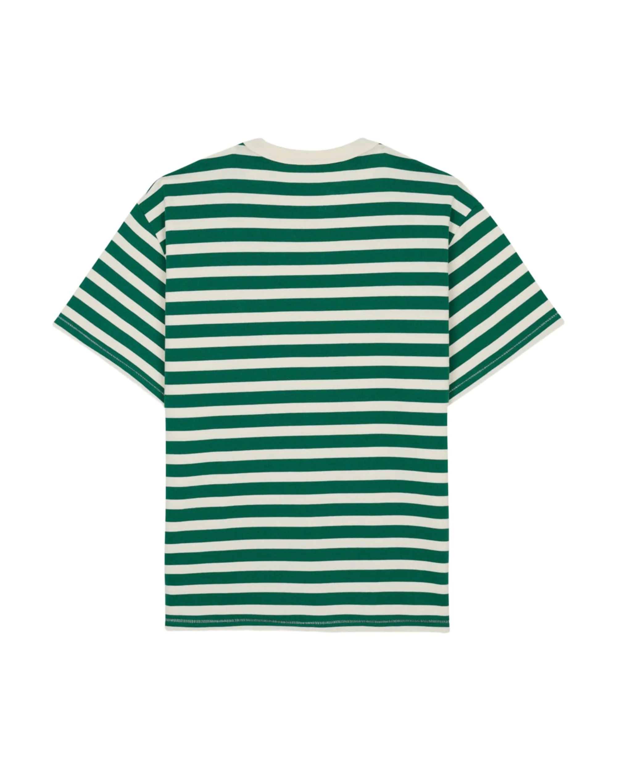 Heavyweight Stripe T-Shirt - Green - Image 3