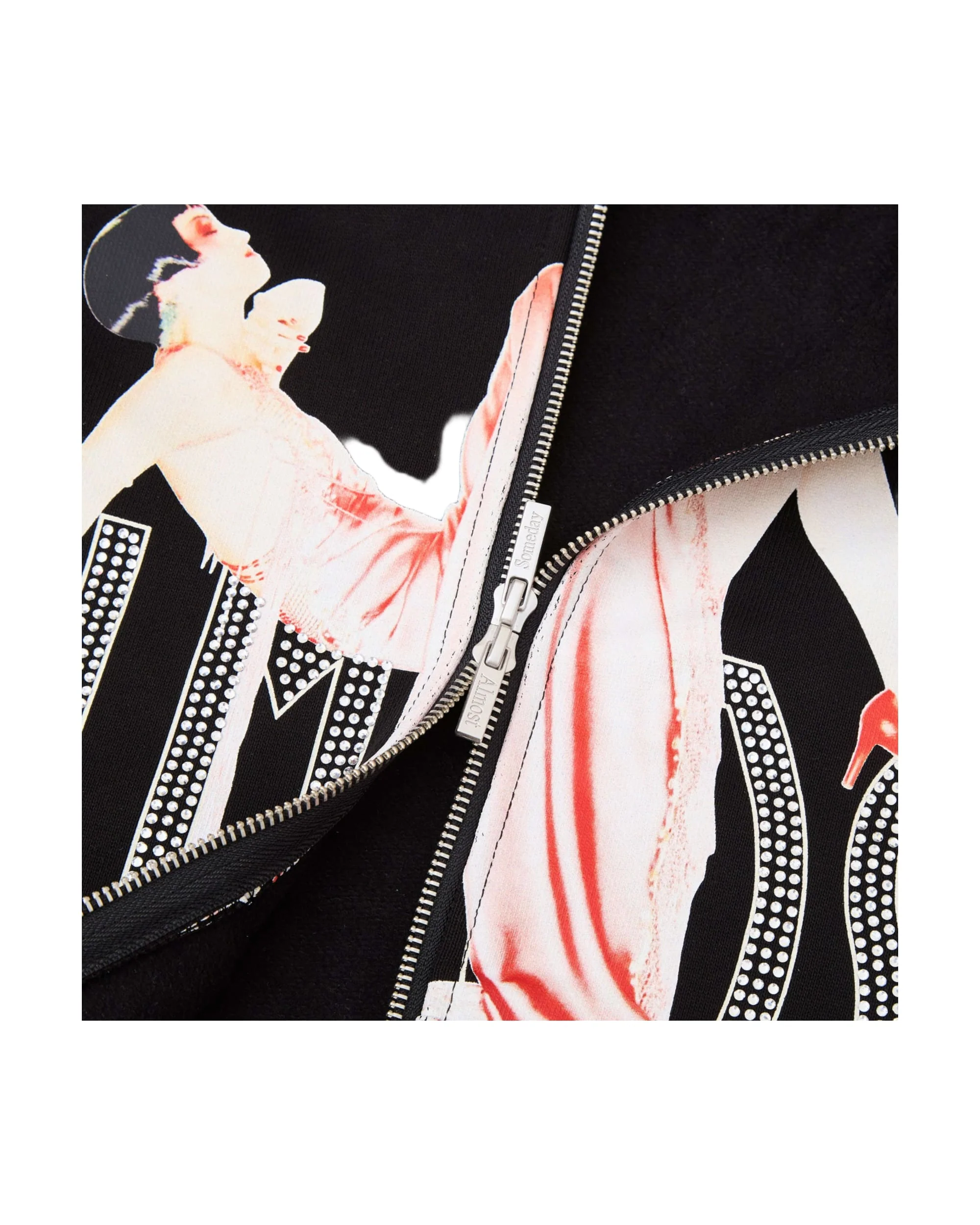 Highclass Zip-Up Hoodie - Sun Fade Black - Image 4