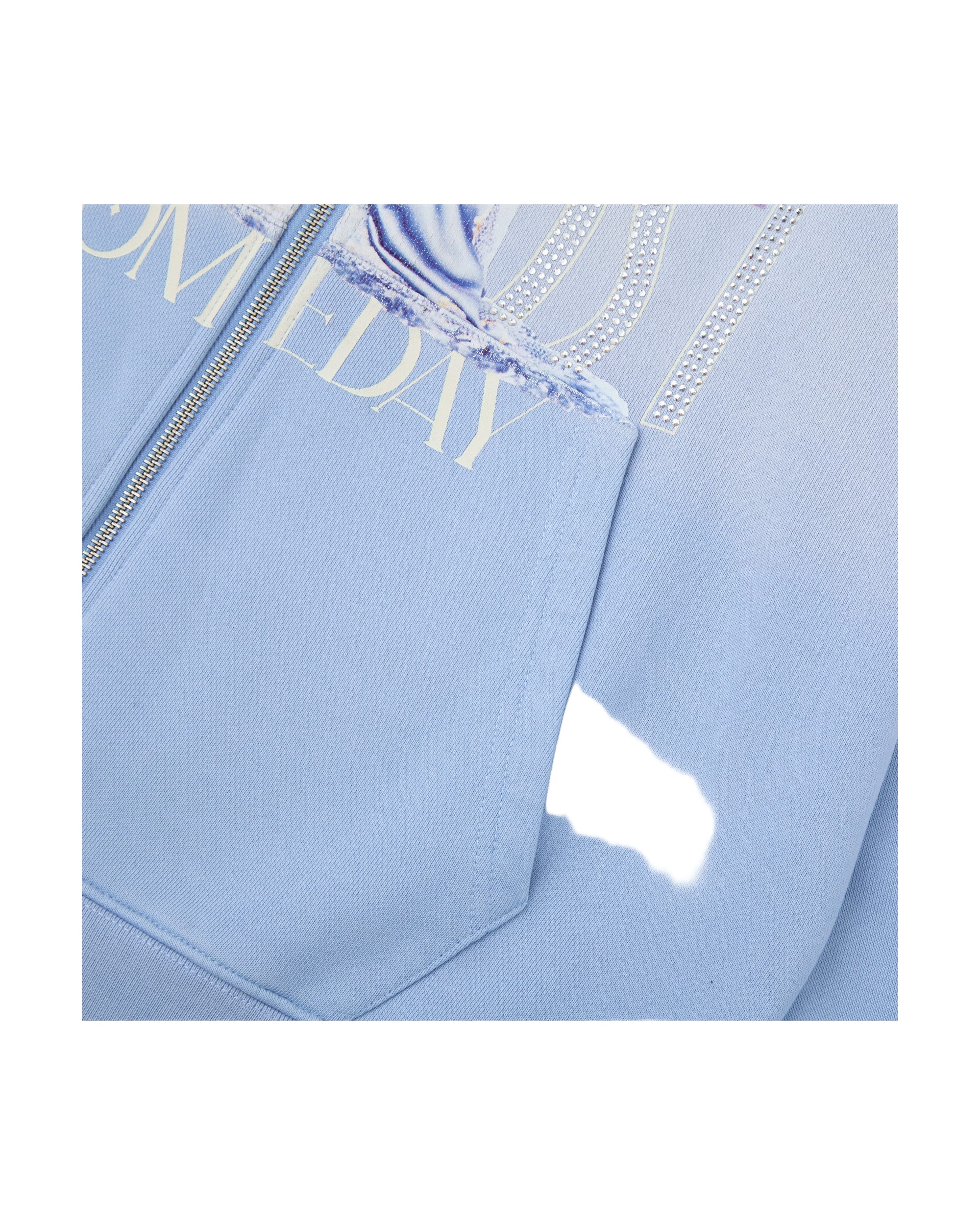 Highclass Zip-Up Hoodie - Sun Fade Blue - Image 9