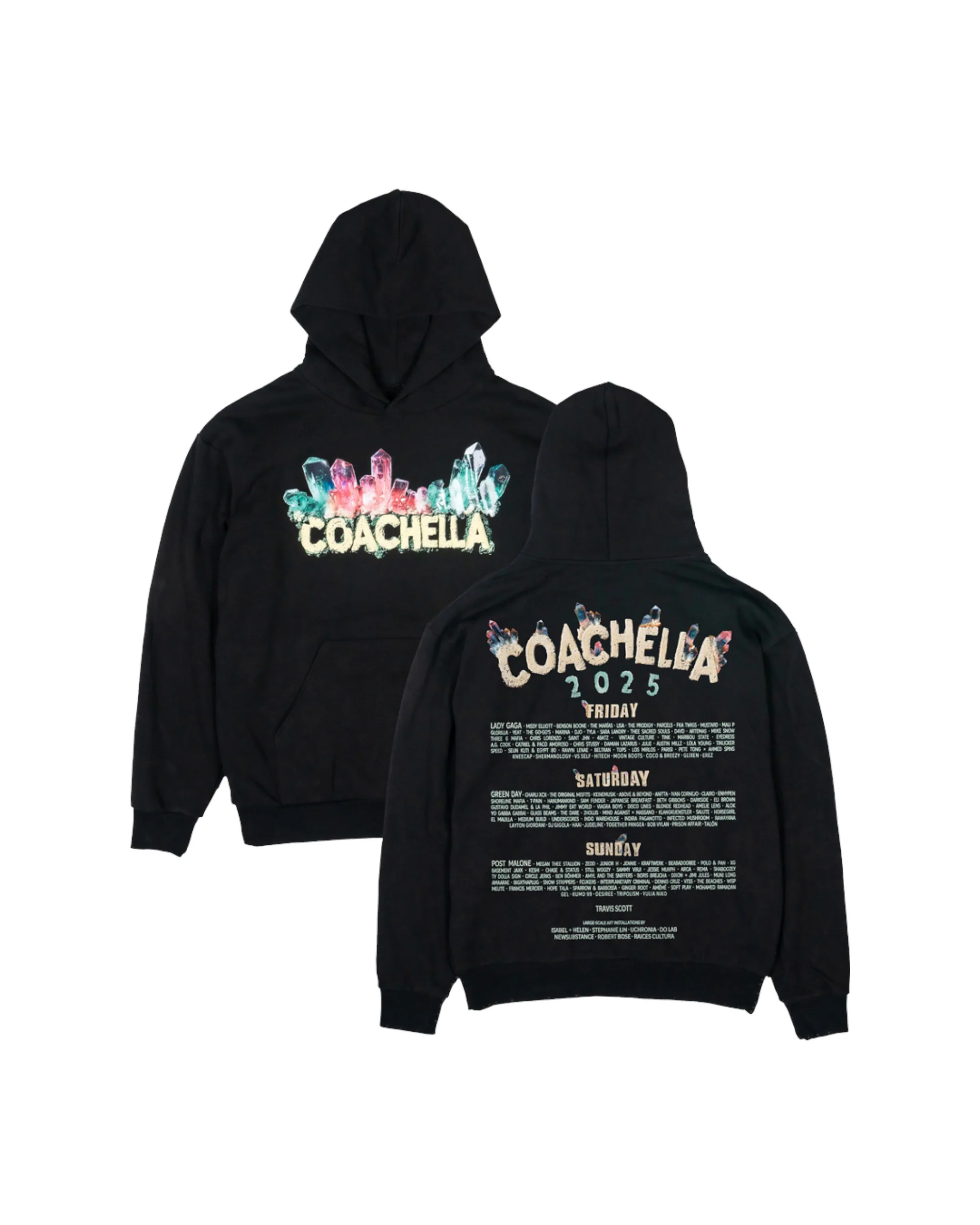 Higher Vibrations 2025 Lineup Hoodie - Image 2