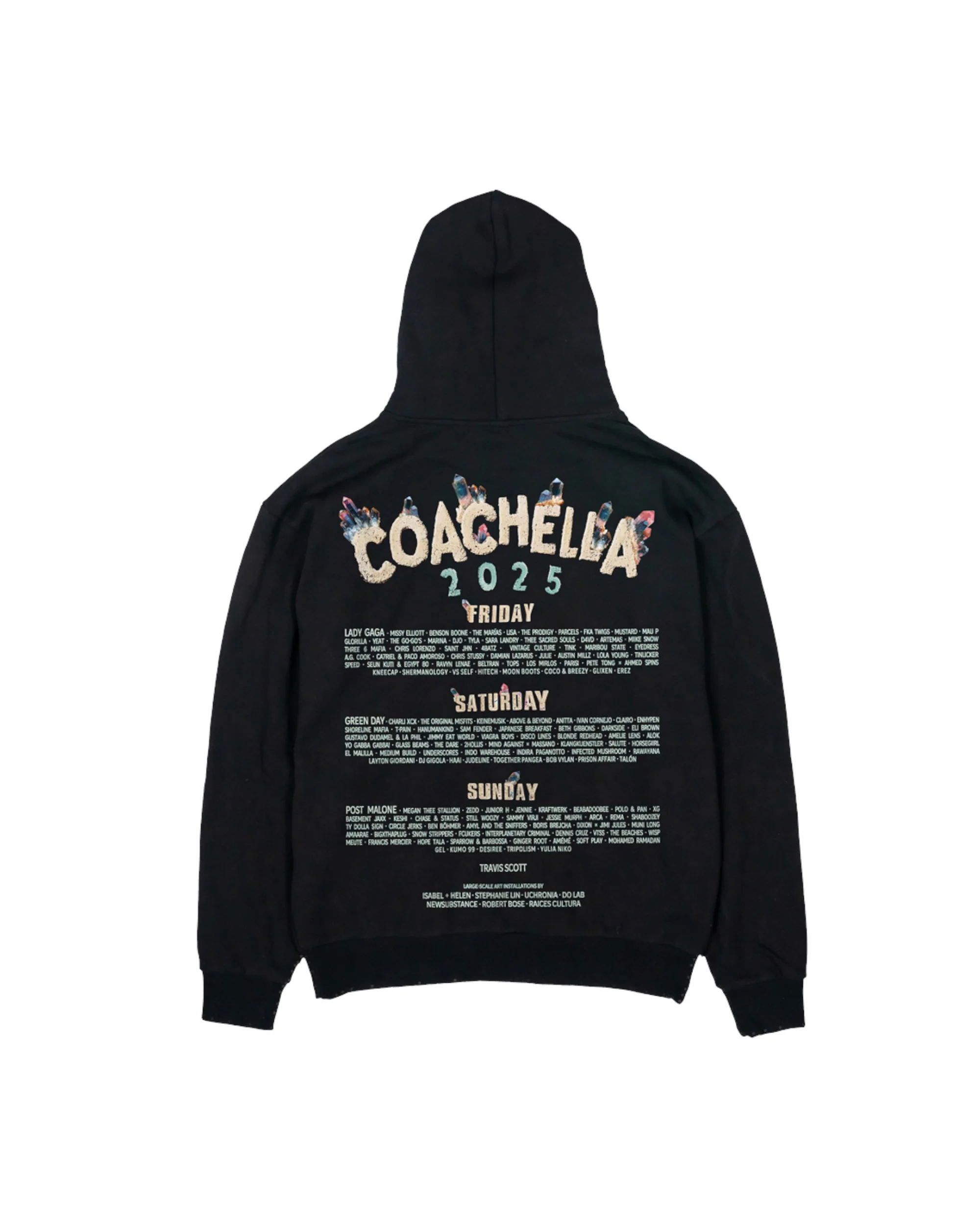 Higher Vibrations 2025 Lineup Hoodie - Image 3