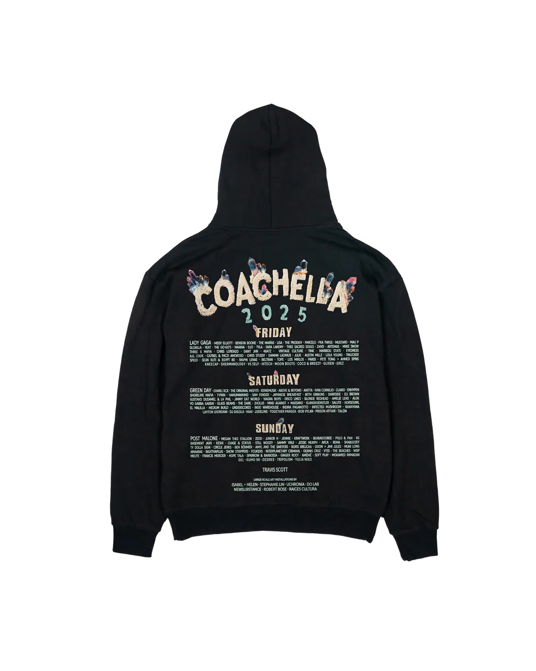Higher Vibrations 2025 Lineup Hoodie - Image 4