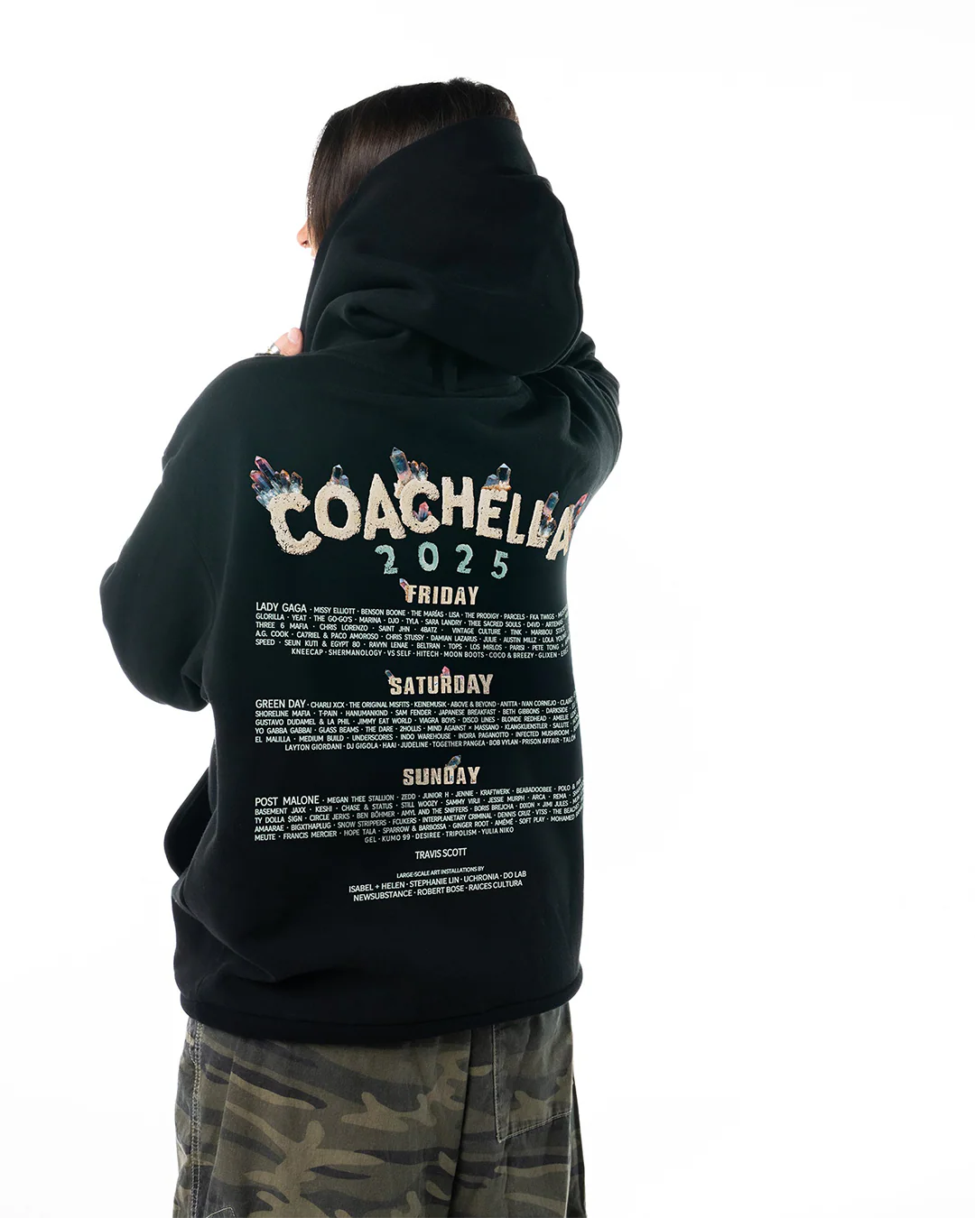 Higher Vibrations 2025 Lineup Hoodie - Image 5