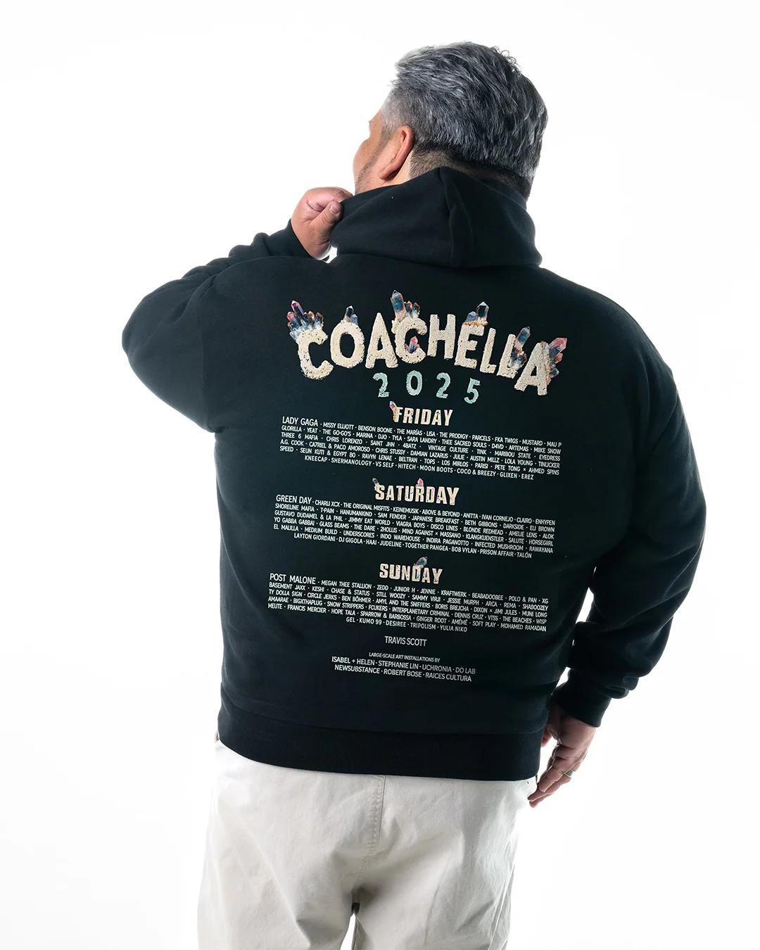 Higher Vibrations 2025 Lineup Hoodie - Image 7