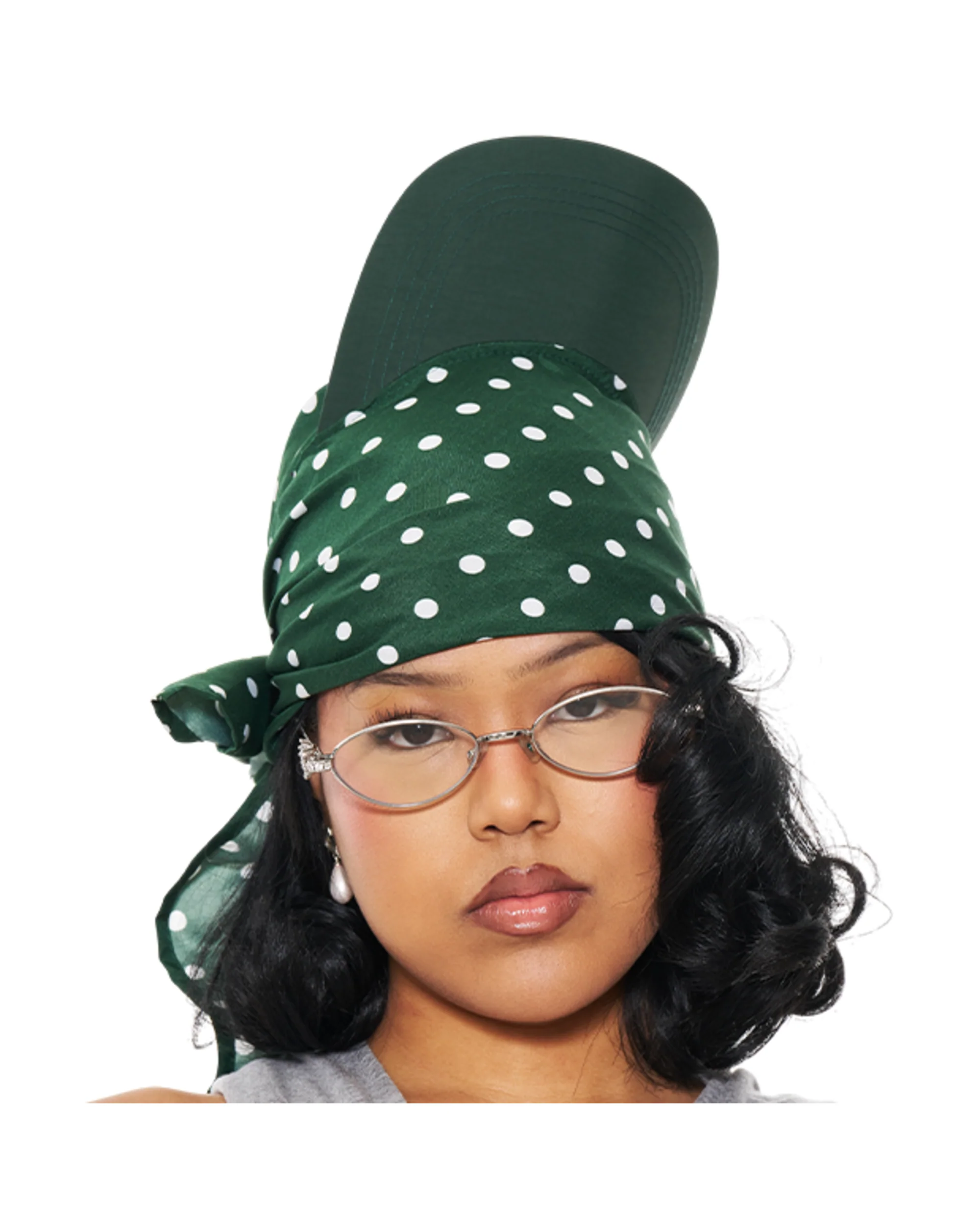 Hikage Tie Hat (GREEN DOT)