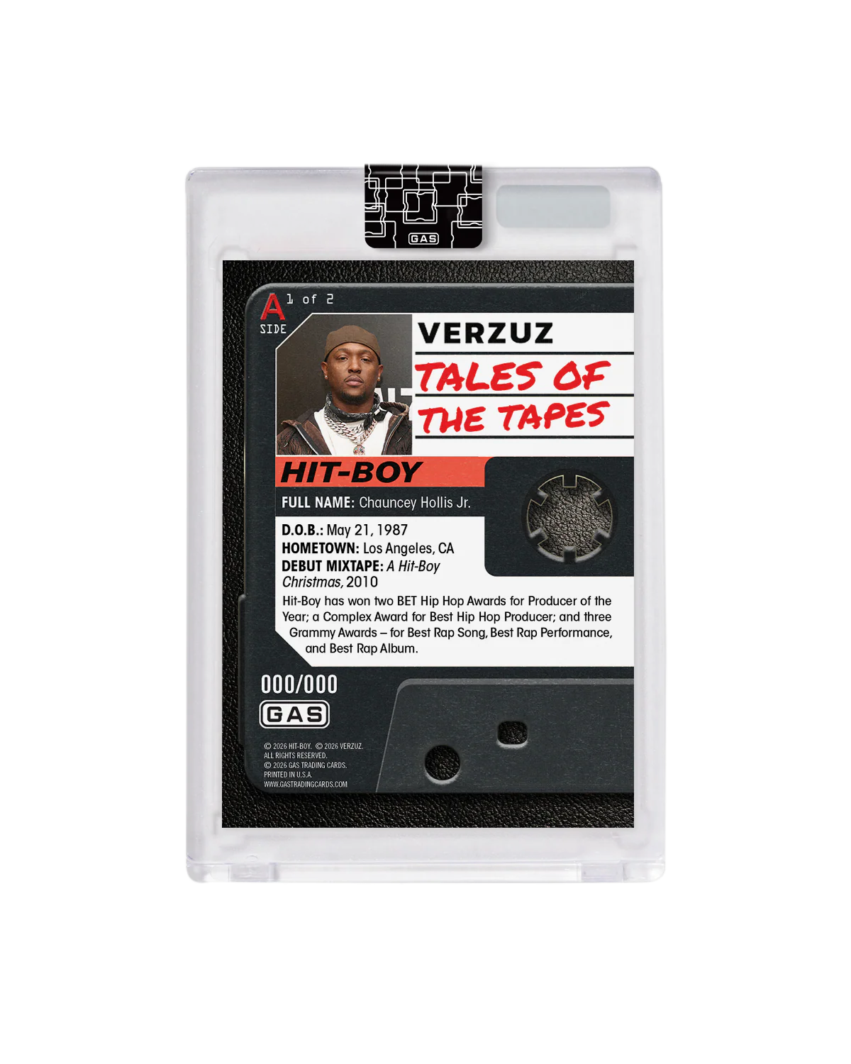 Hit-Boy x Verzuz x GAS Trading Card - Image 5