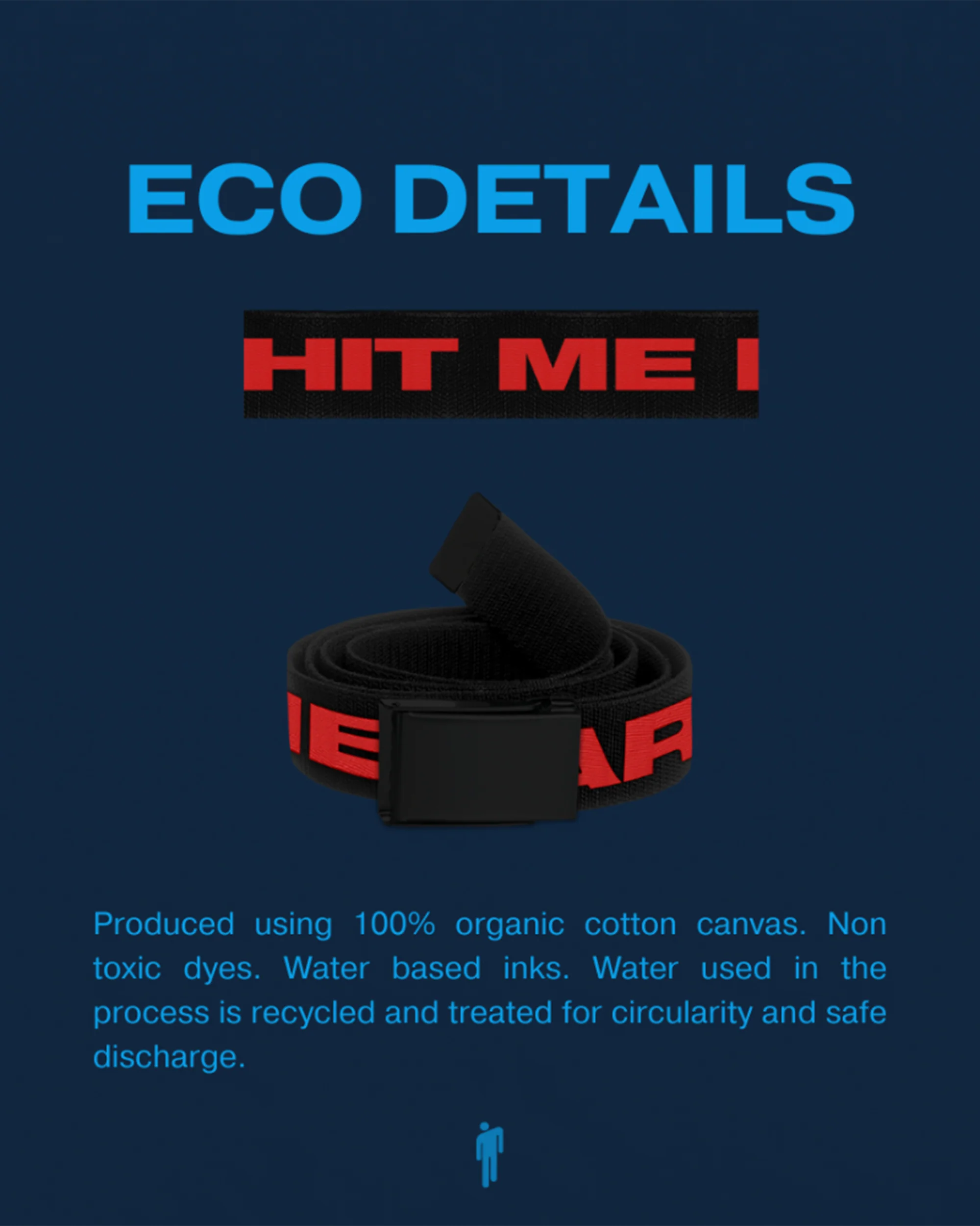 HIT ME HARD AND SOFT BLACK AND RED BELT - Image 2