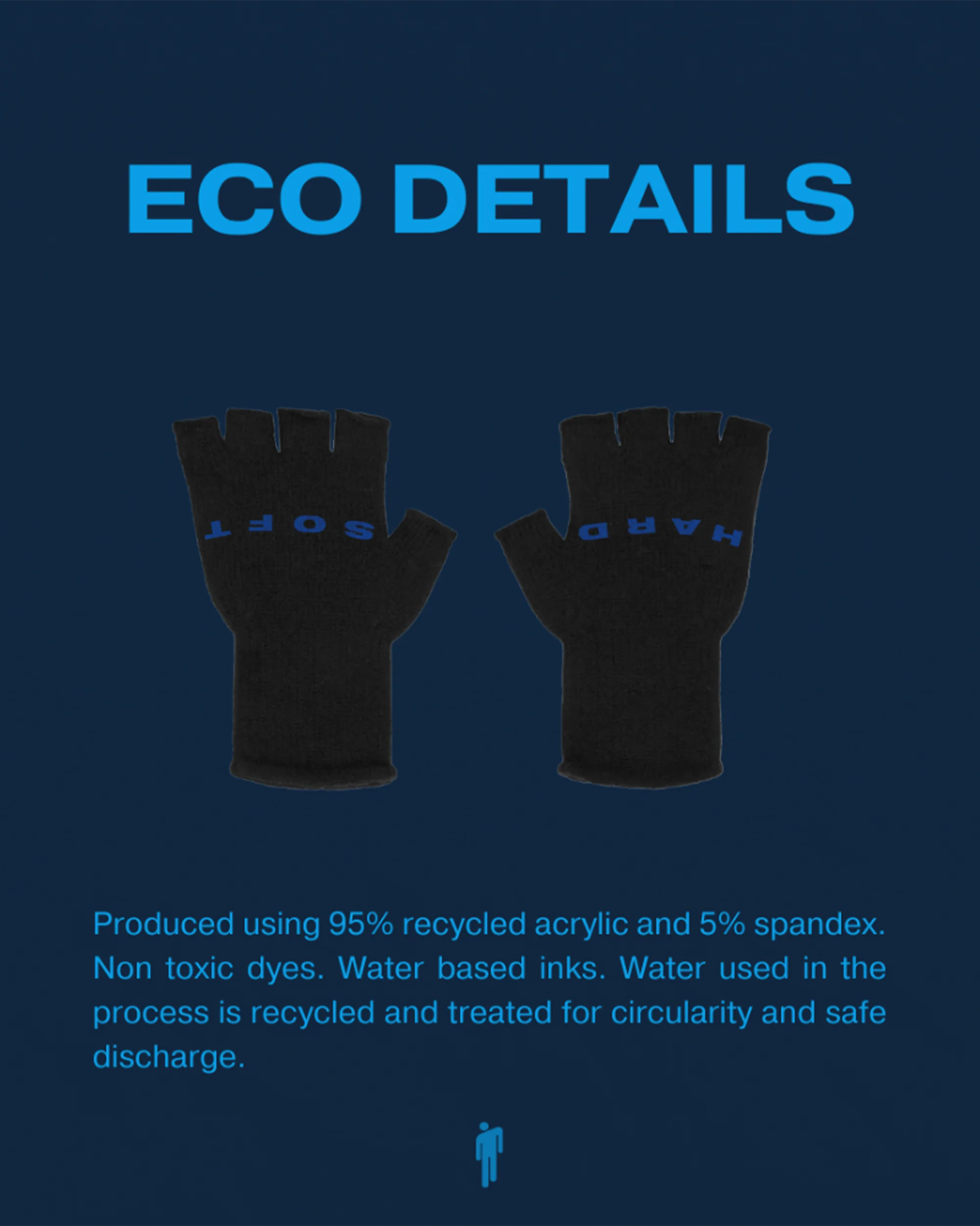 HIT ME HARD AND SOFT FINGERLESS GLOVES - Image 2