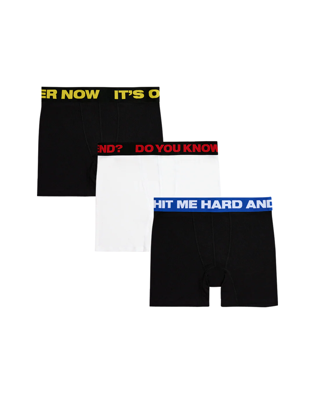 HIT ME HARD AND SOFT Tour Lyric Boxer Brief Set of 3