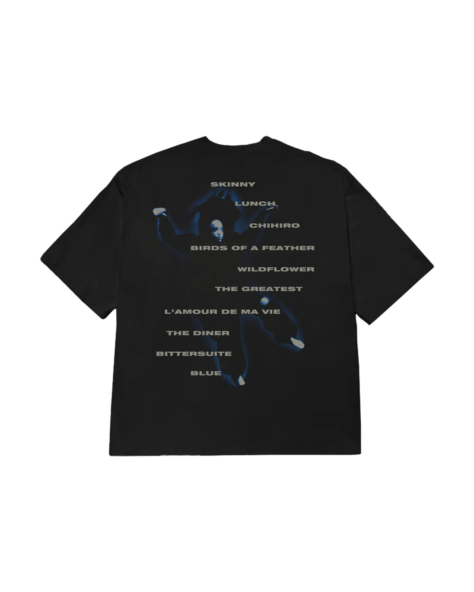 HIT ME HARD AND SOFT Tracklist Tee - Image 2