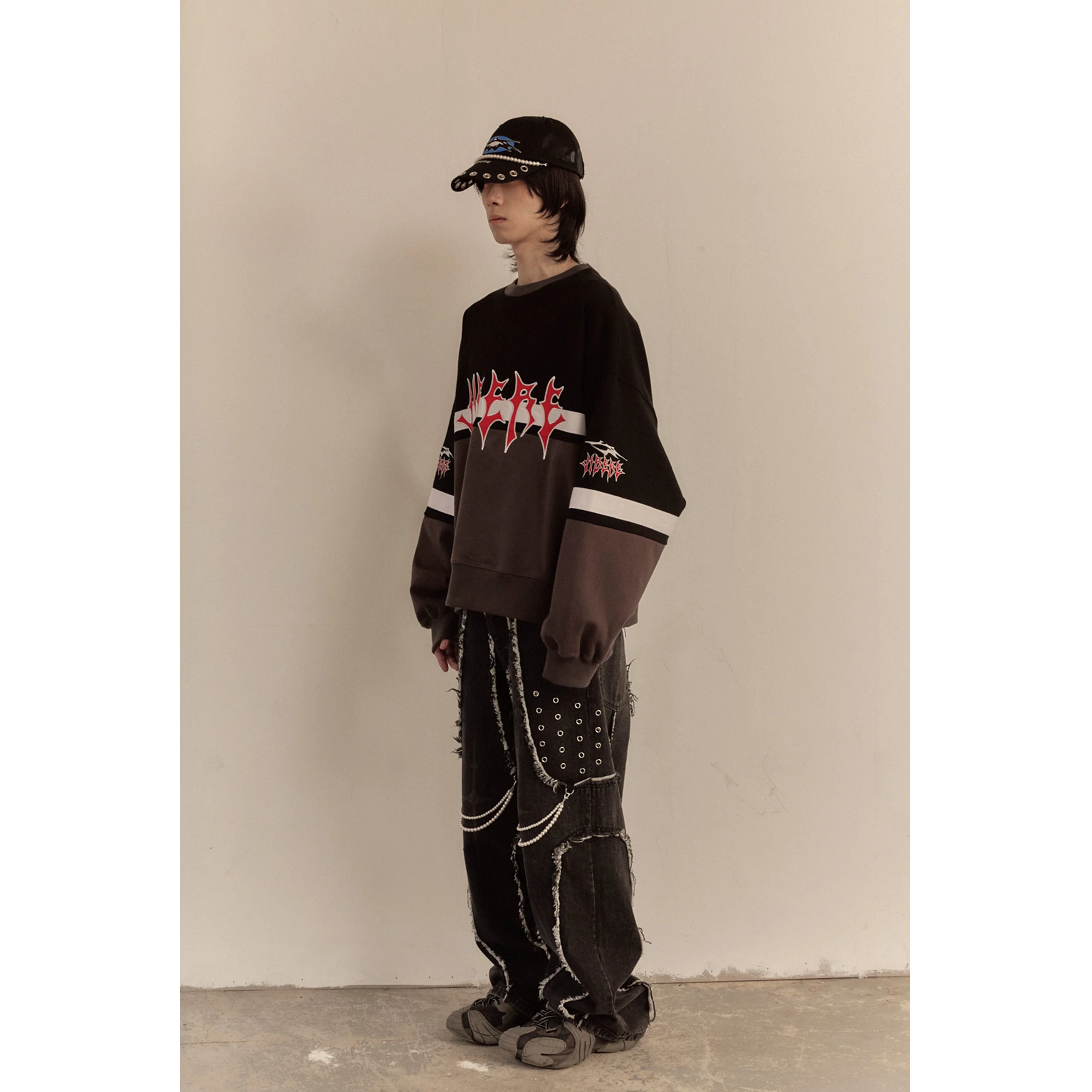 HOCKEY JERSEY SWEAT / CHARCOAL - Image 28