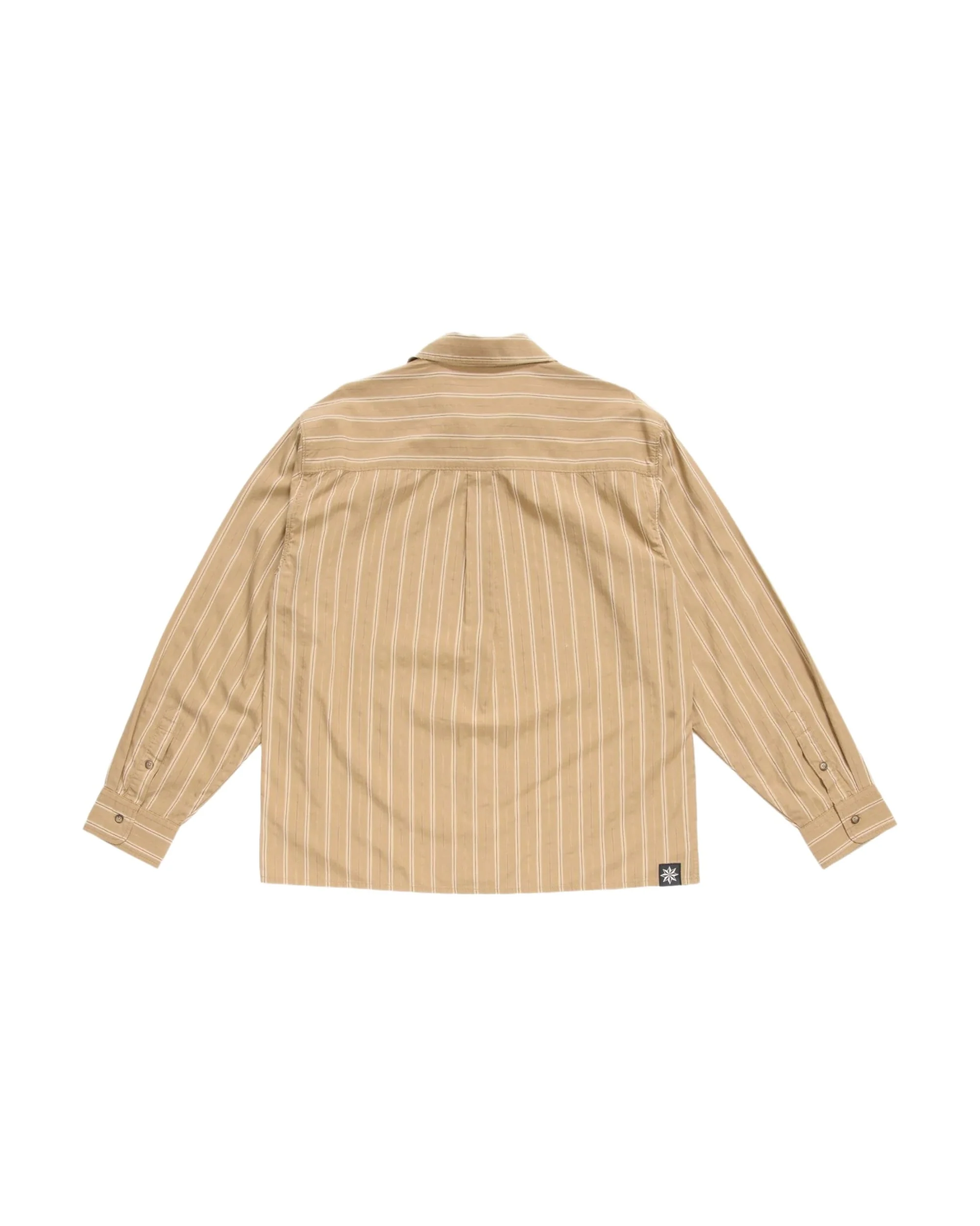HOLD LS SHIRT - TAN STRIPE - Image 2