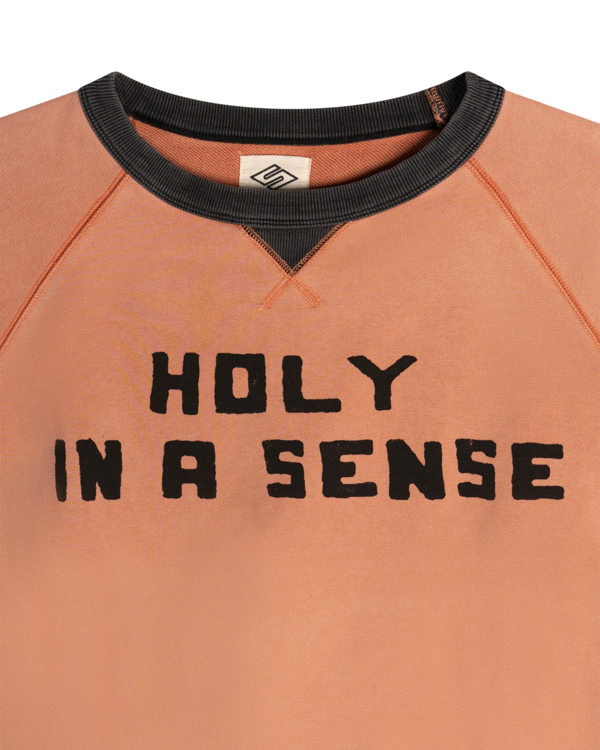 "HOLY IN A SENSE" 50'S RAGLAN CREWNECK - Image 5