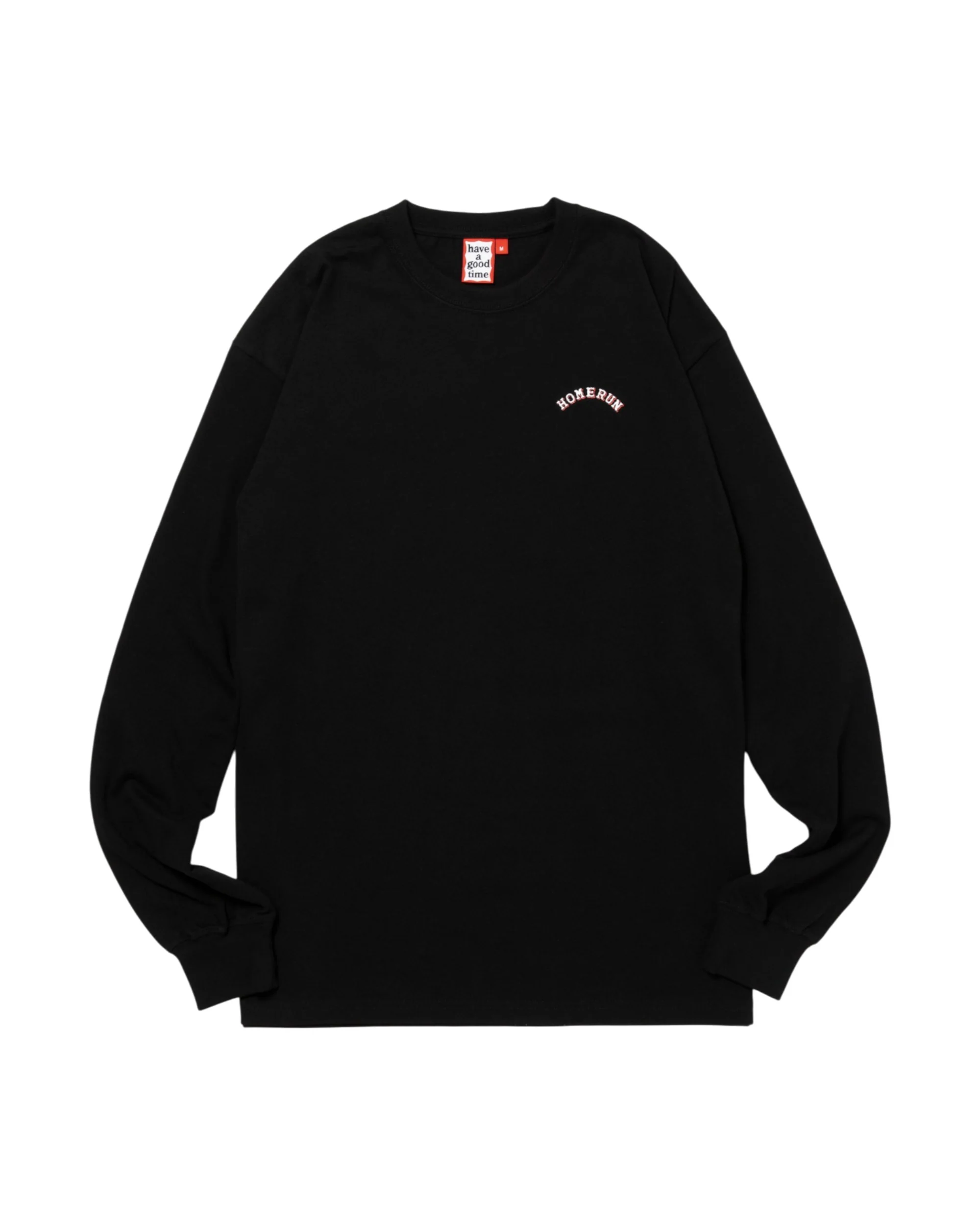 HOMERUN ALLIGATOR STATION L/S TEE BLACK