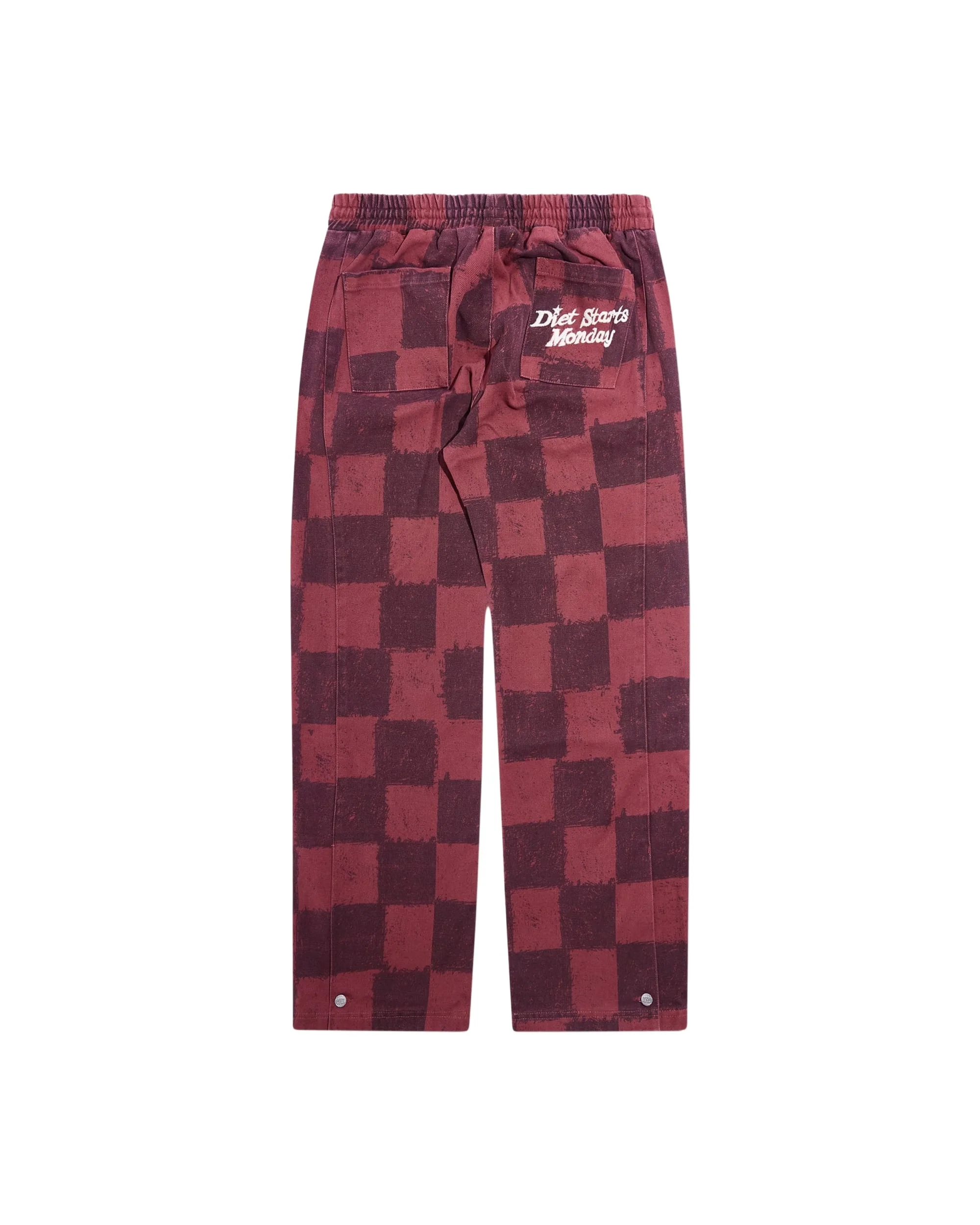 Hopkins Pant - Checkered Maroon - Image 2