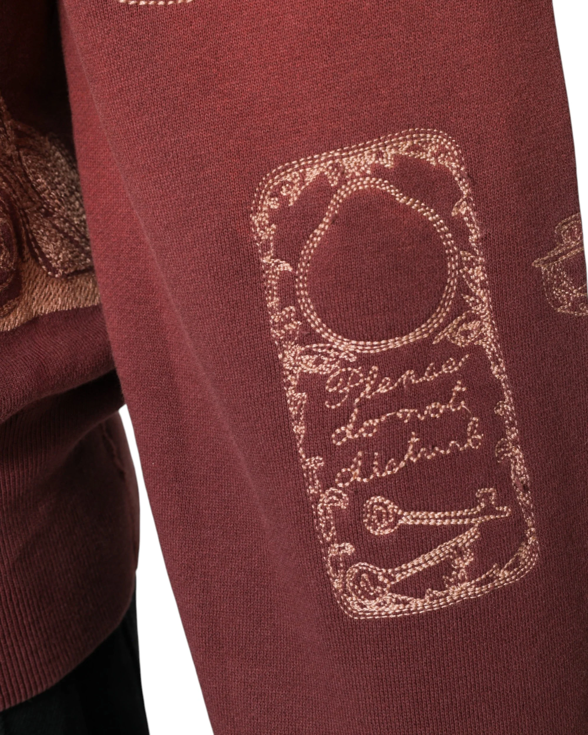 Hotel Crewneck - Burgundy - Image 11