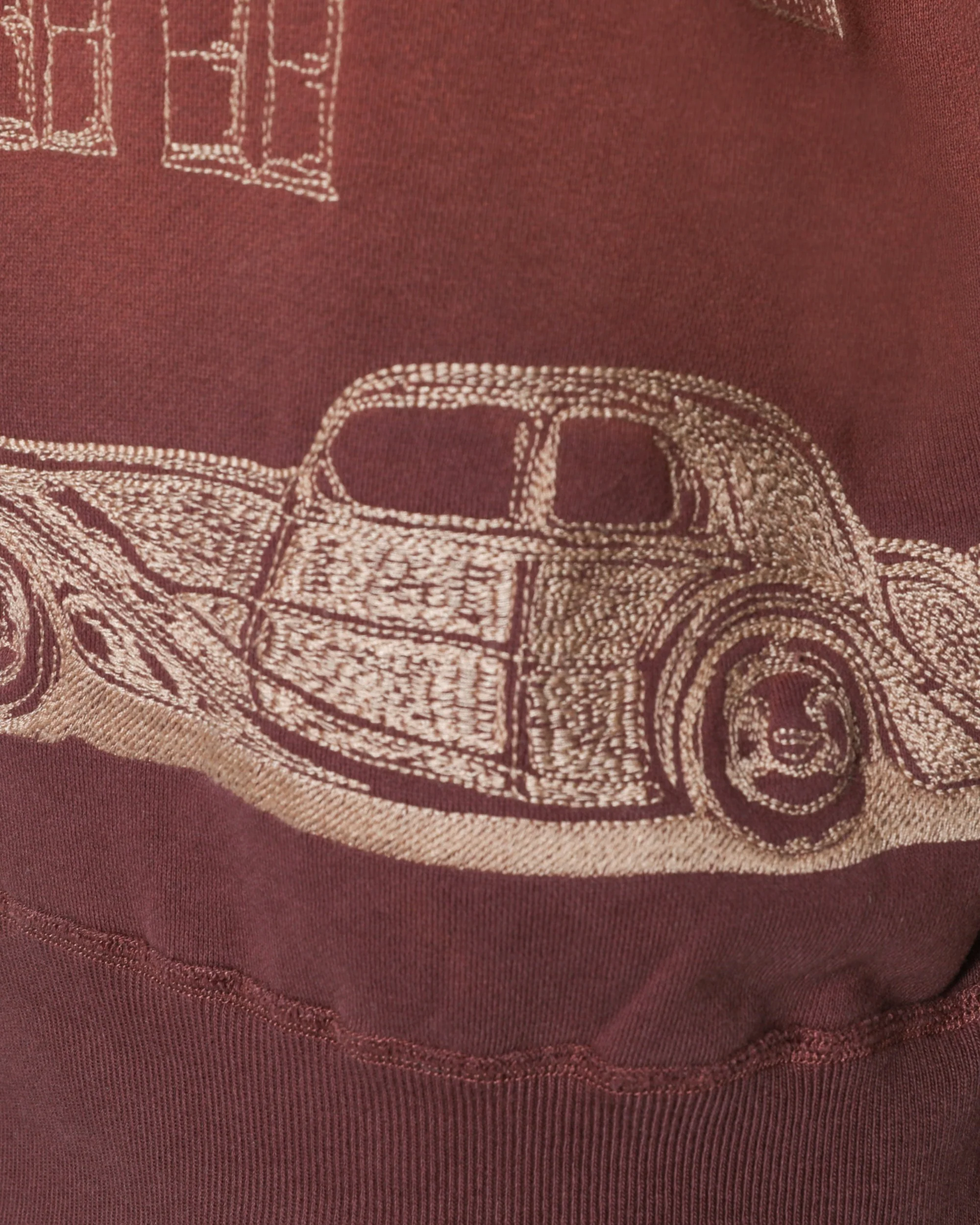 Hotel Crewneck - Burgundy - Image 7