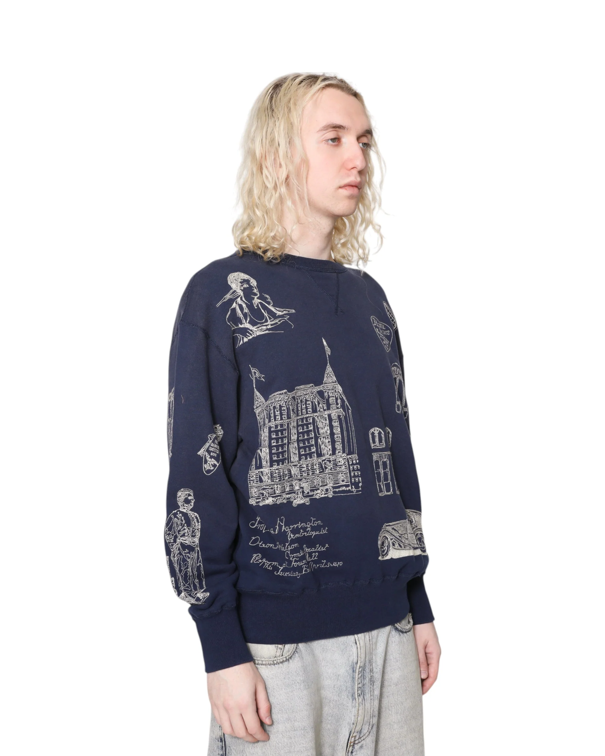 Hotel Crewneck - Navy - Image 3