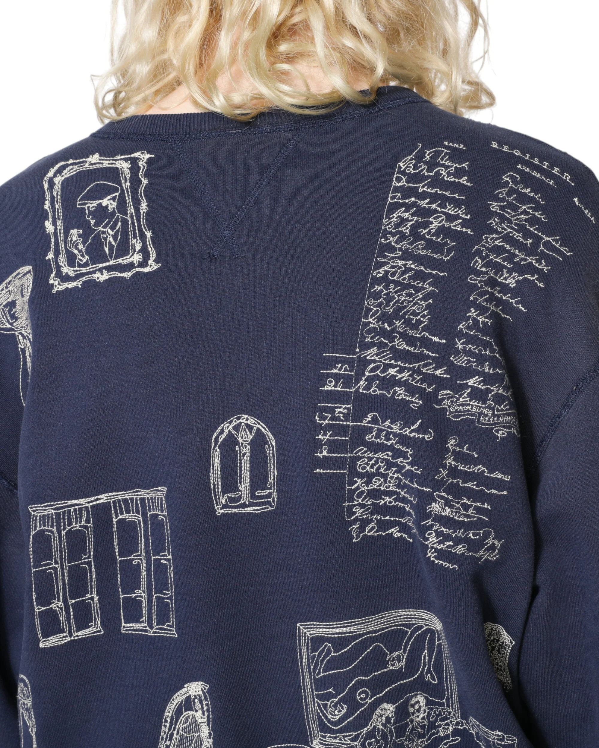 Hotel Crewneck - Navy - Image 6