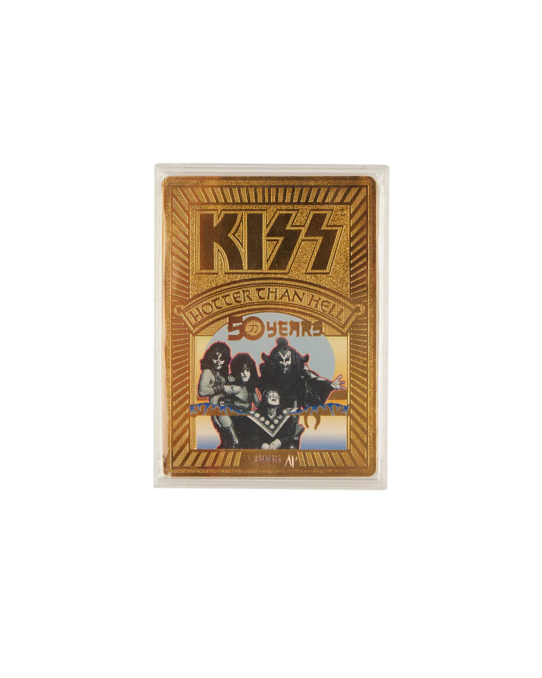 Hotter Than Hell 50th Commemorative Gold Plated Trading Card