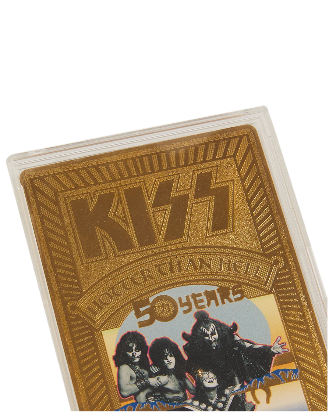 Hotter Than Hell 50th Commemorative Gold Plated Trading Card - Image 5
