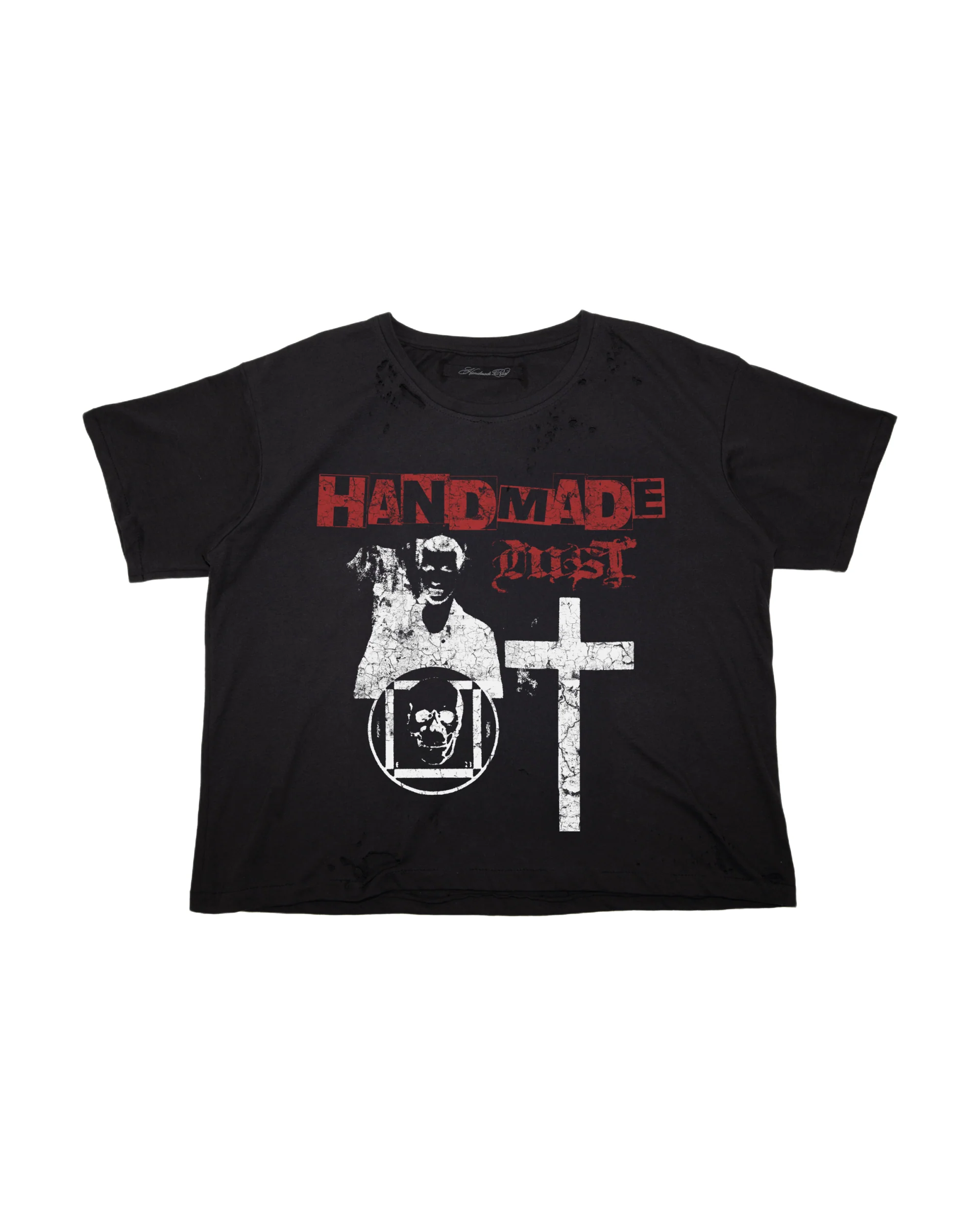 HVY MTL Tee Red - Vintage Black