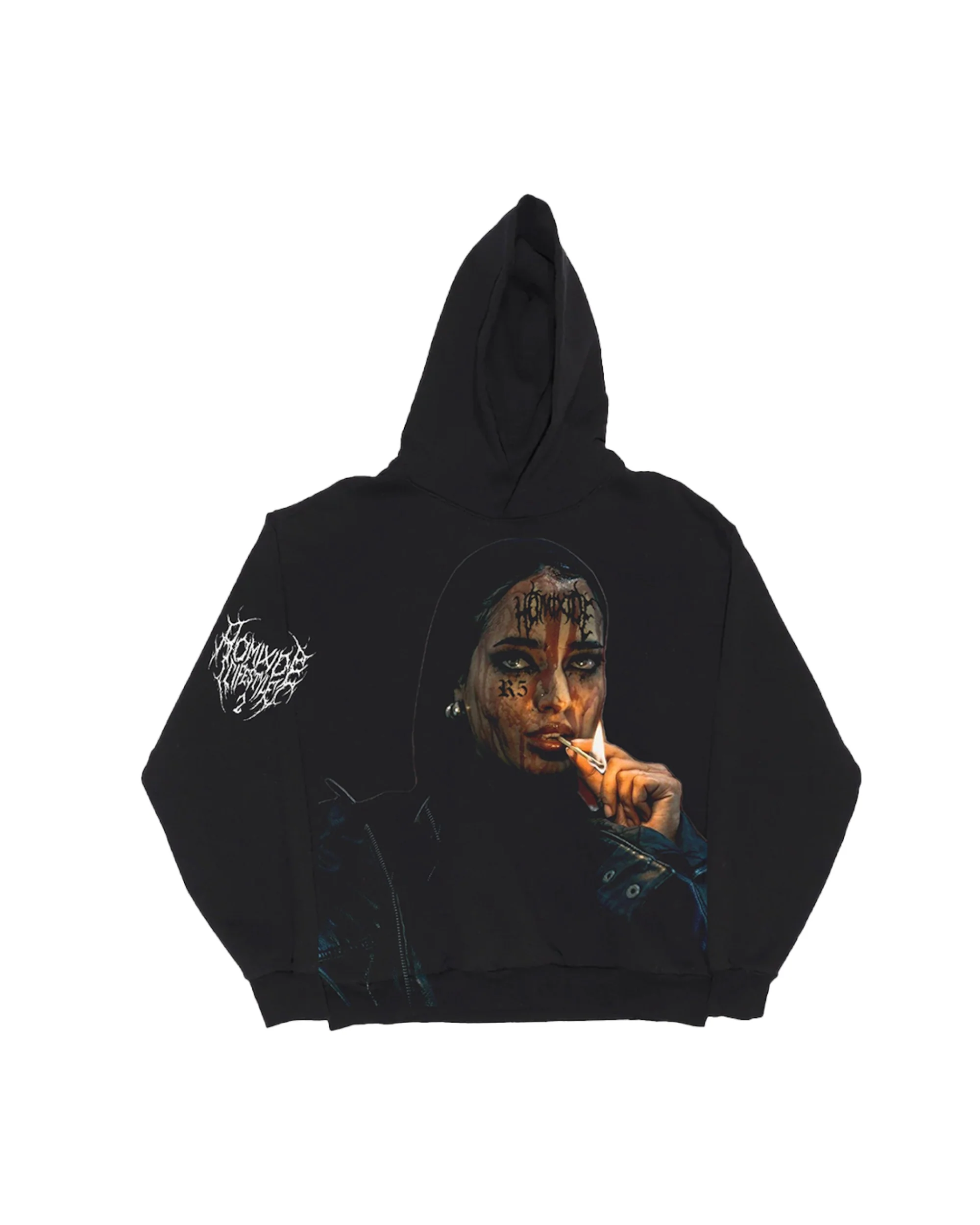 HXG Flame Girl Hoodie Complex Exclusive