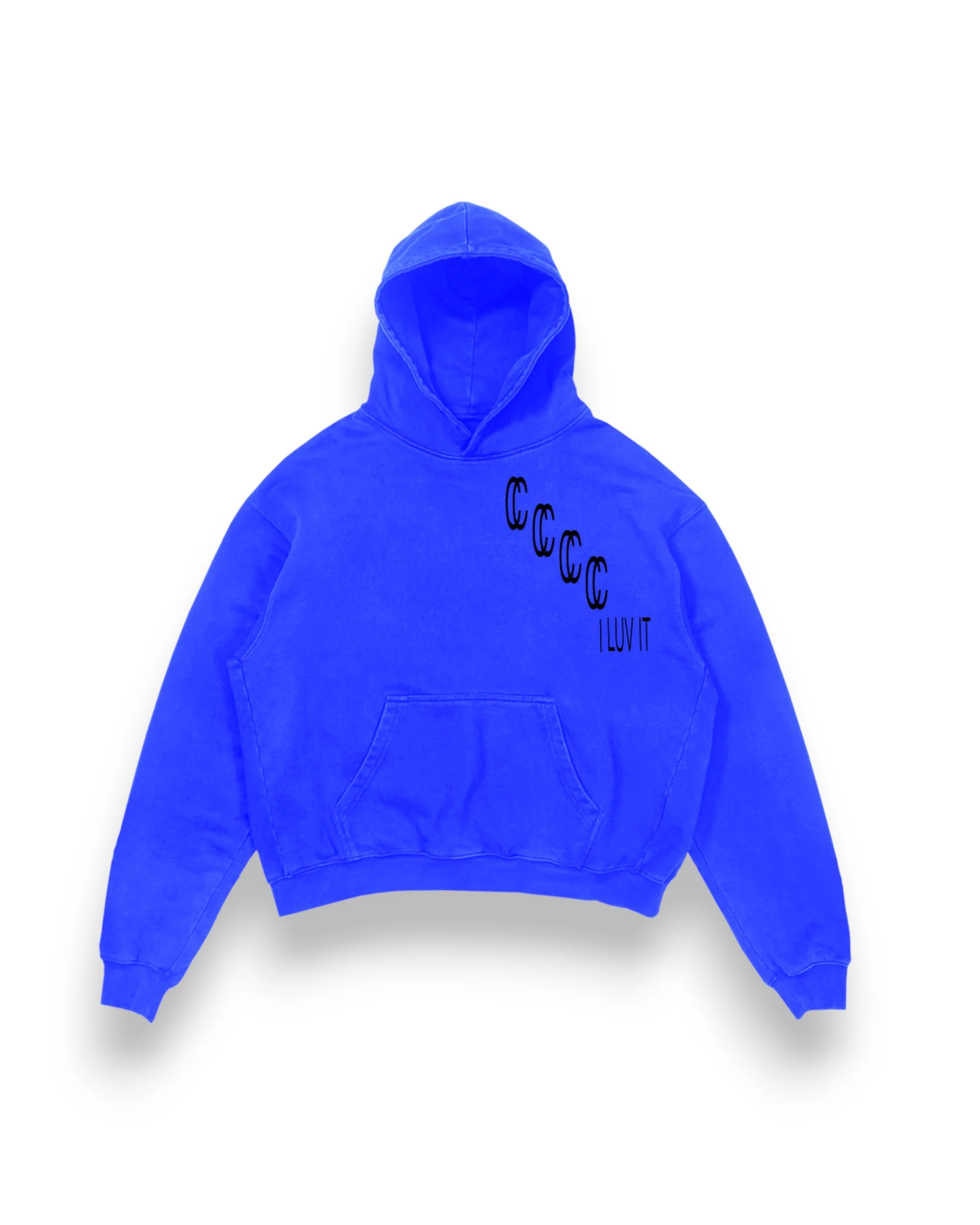 I LUV IT BLUE HOODIE