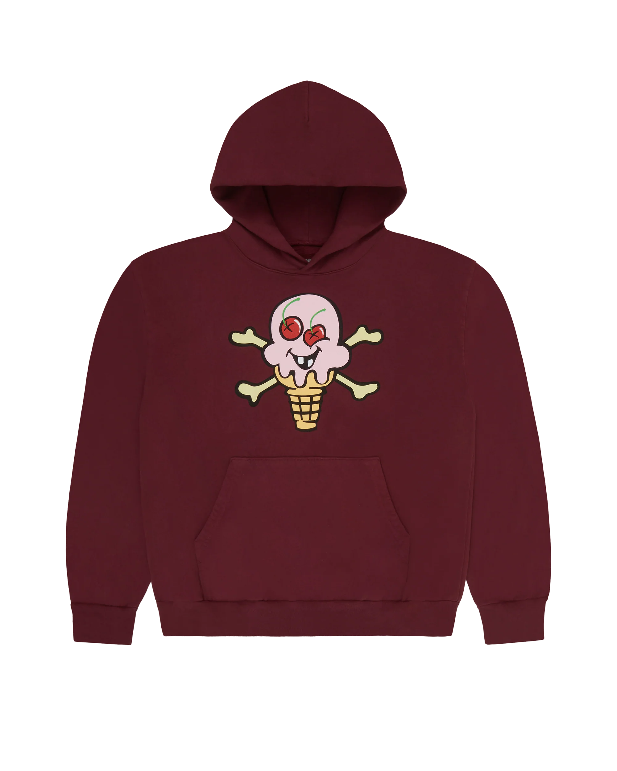 ICECREAM CONES & BONES OCTANE HOODIE (PLUM)