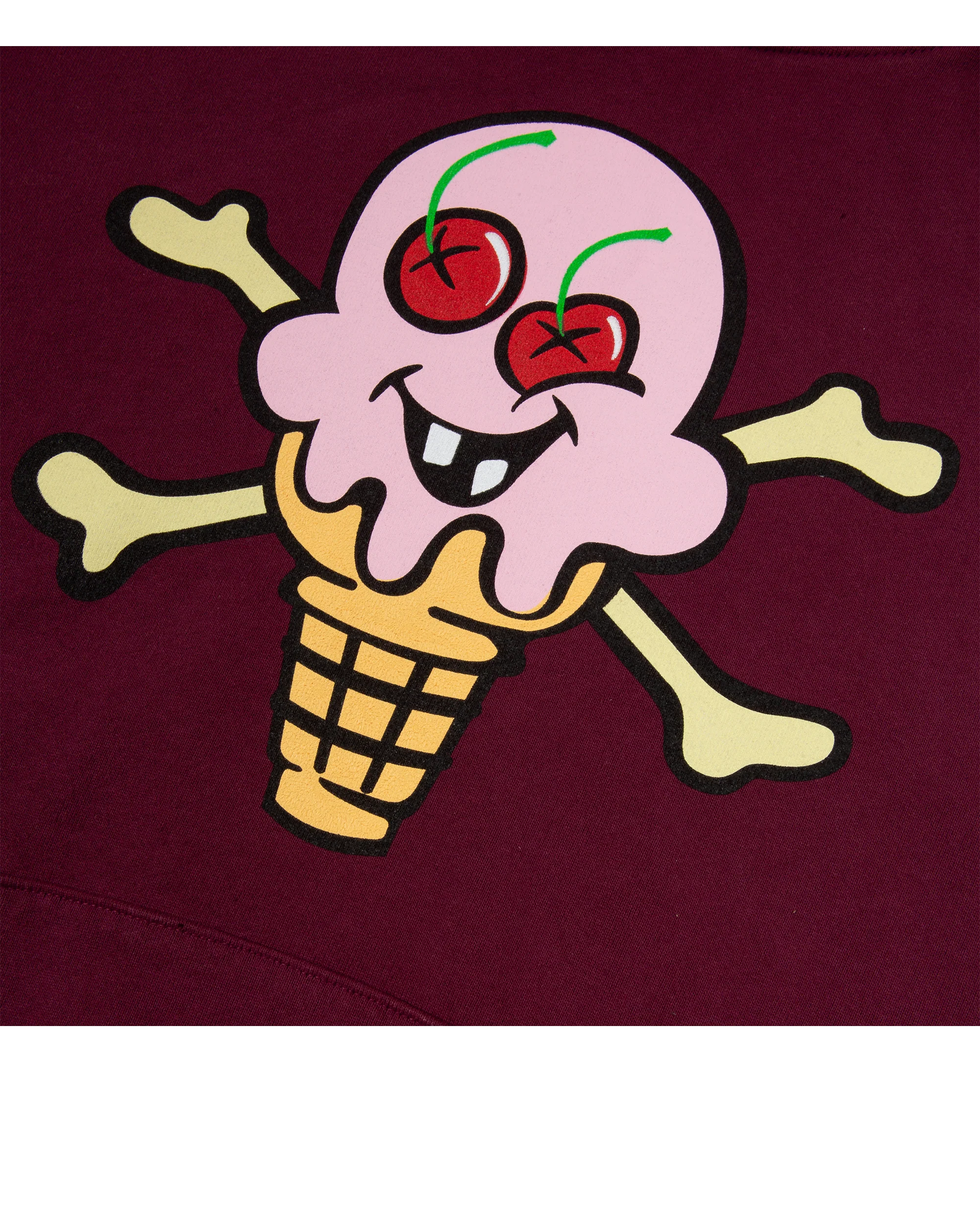 ICECREAM CONES & BONES OCTANE HOODIE (PLUM) - Image 3