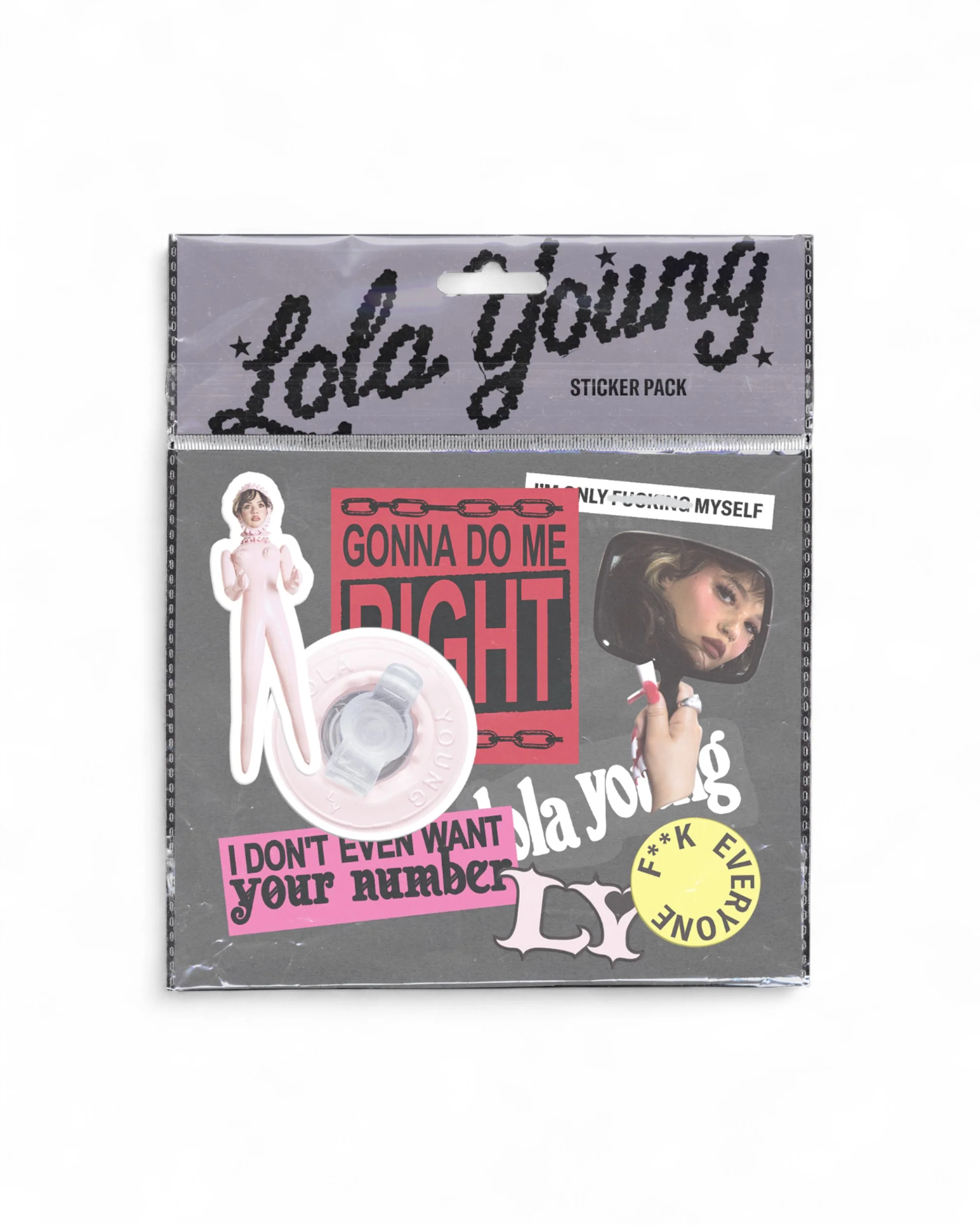 I'm Only F**king Myself Sticker Pack